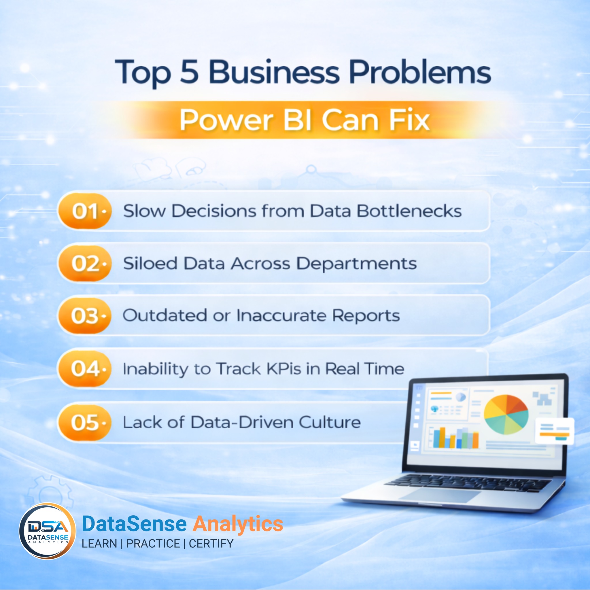 ‼️Top 5 Business Problems that Power... - DataSense Analytics | Facebook