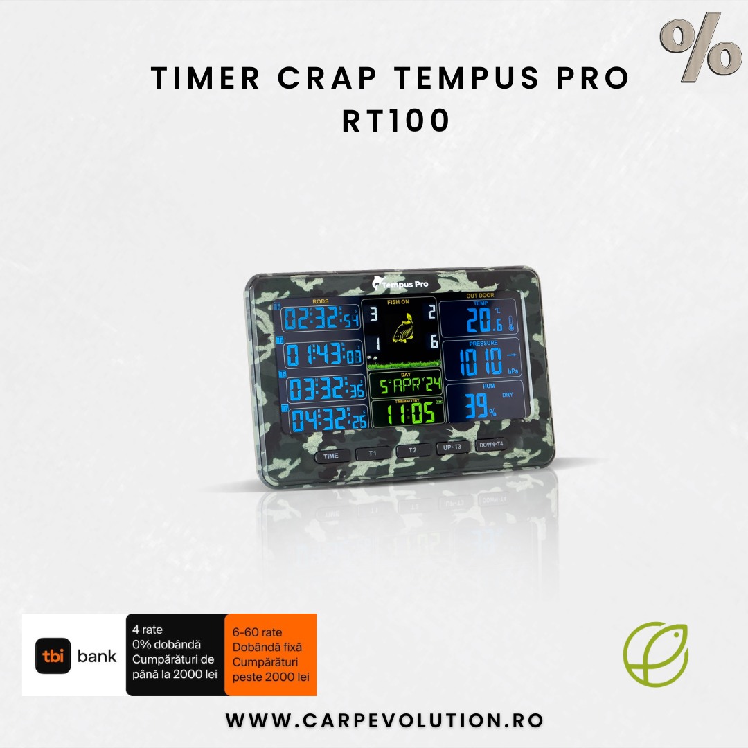 CarpEvolution - 🎯 Control total asupra nadirii! Timer Crap Tempus Pro ...