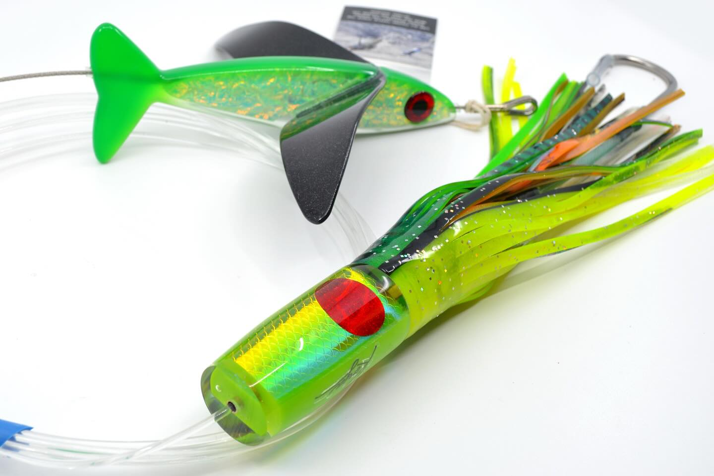 bird teasers fishing hulltruth lurem cusomt lures SOFT TEASER SALTWATER LURE 12 INCH What shape and size lure