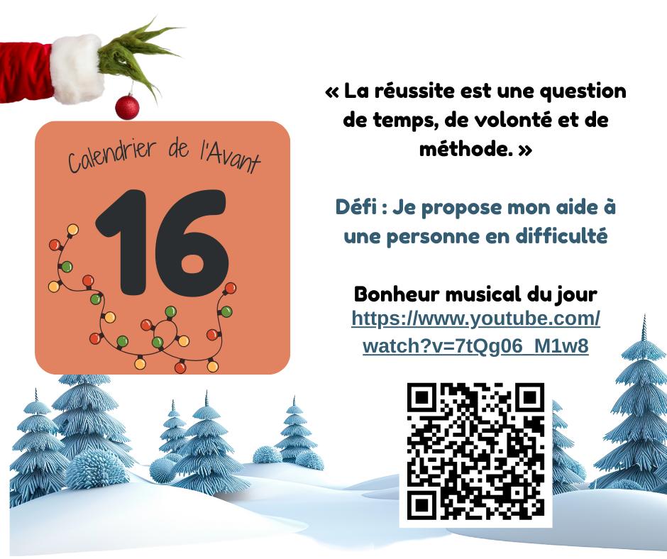 A.P.E - 🎄 Case 16 🎄 Aujourd’hui, on avance avec méthode, on tend la ...