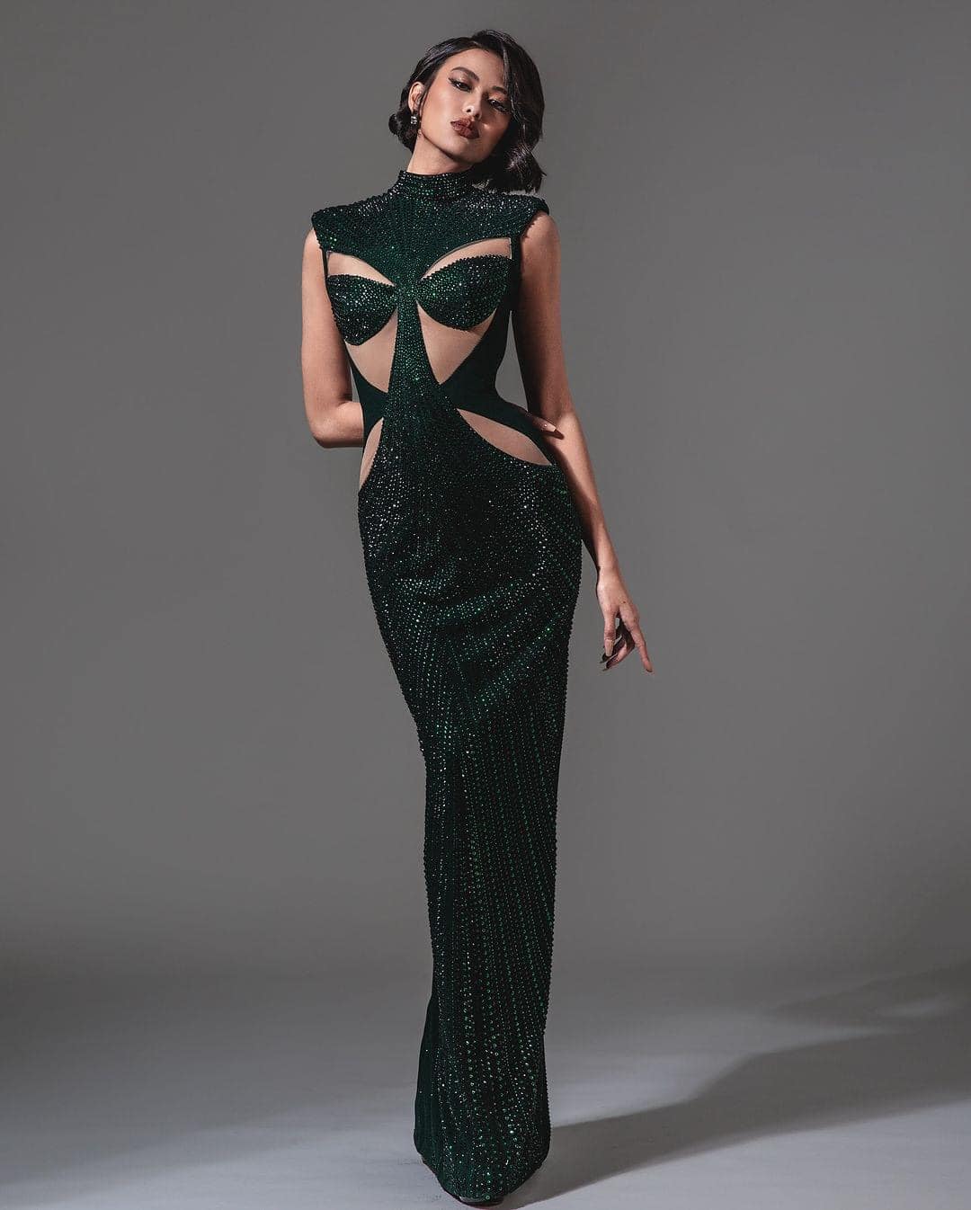 emerald green dress philippines EntertainmentNews Elevate your evening look group_Slinky_Twist_Front_Cut_Out_Mini_Dress Wedding Mens Silk Shirt, Short backing:Silver