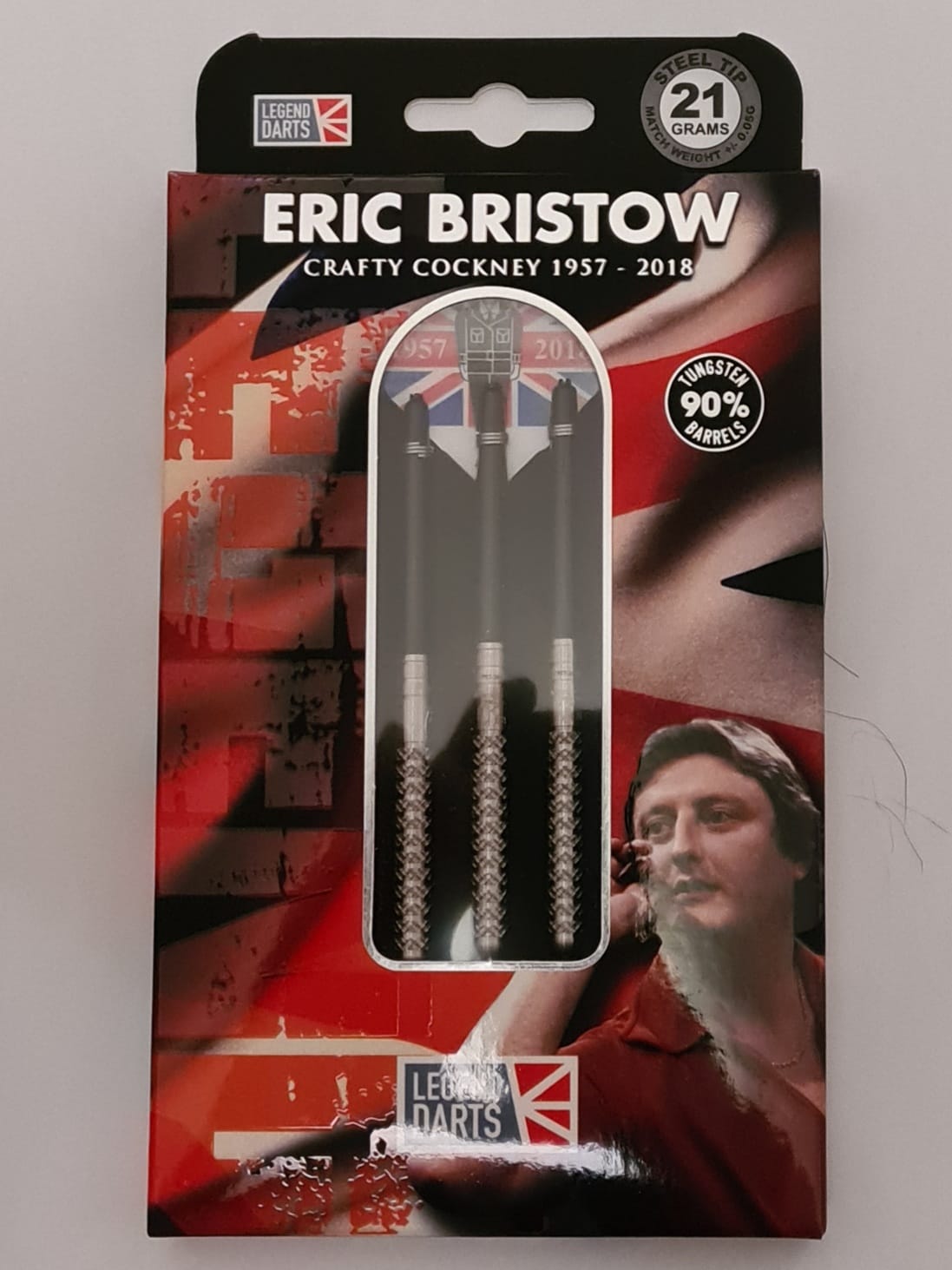 The NEW ERIC BRISTOW range, also available in knurled dart in