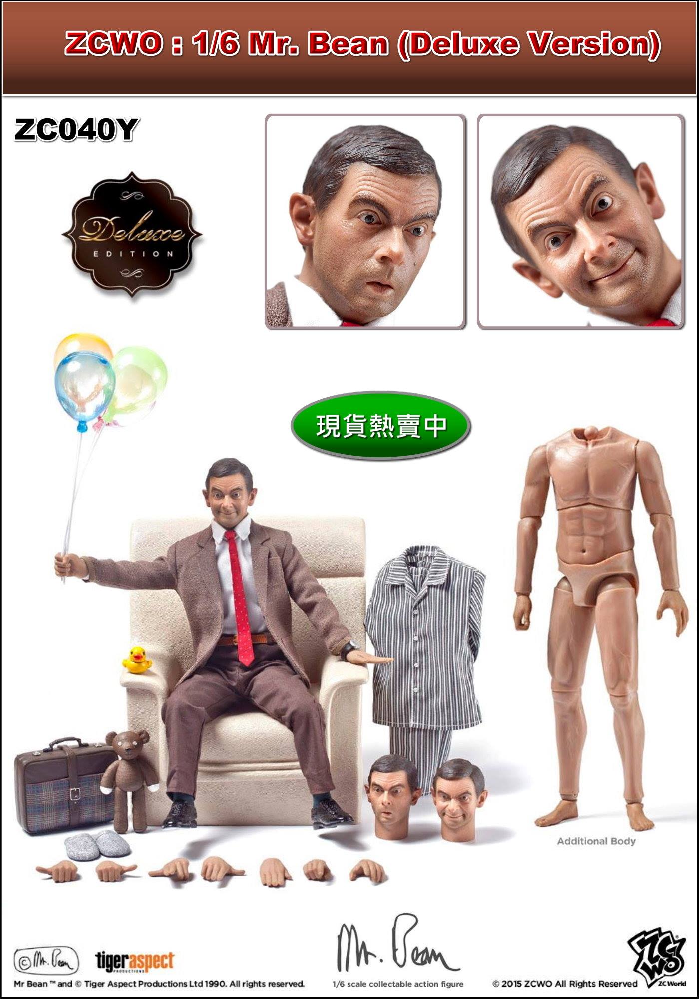 ZCWO : 1/6 Mr Bean (Deluxe & Normal Version) 現已發貨，之前在本店