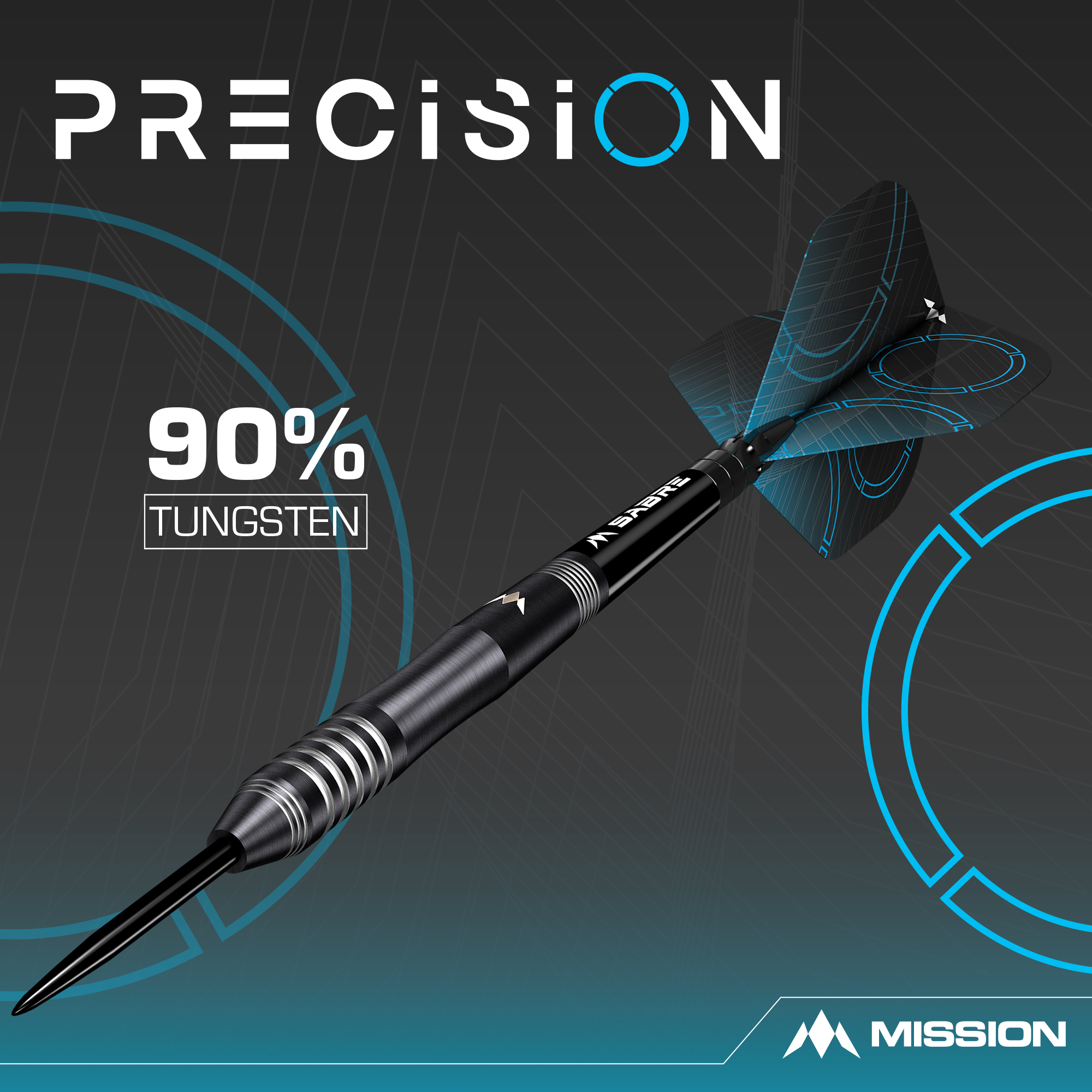 Introducing the Mission Axiom 90% Darts. These are a 90% Tungsten