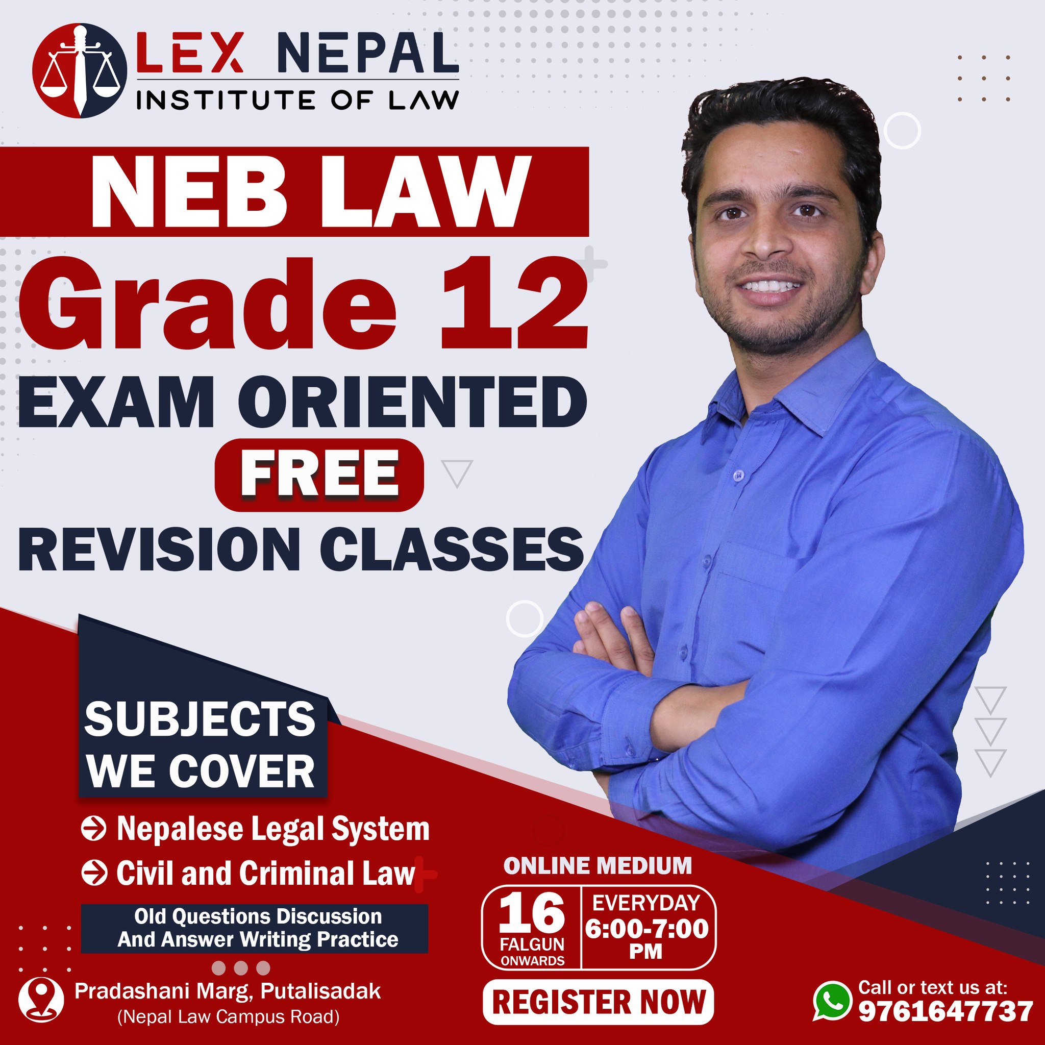 𝐄𝐱𝐚𝐦-𝐎𝐫𝐢𝐞𝐧𝐭𝐞𝐝 𝐑𝐞𝐯𝐢𝐬𝐢𝐨𝐧... - Lex Nepal Institute of Law | Facebook