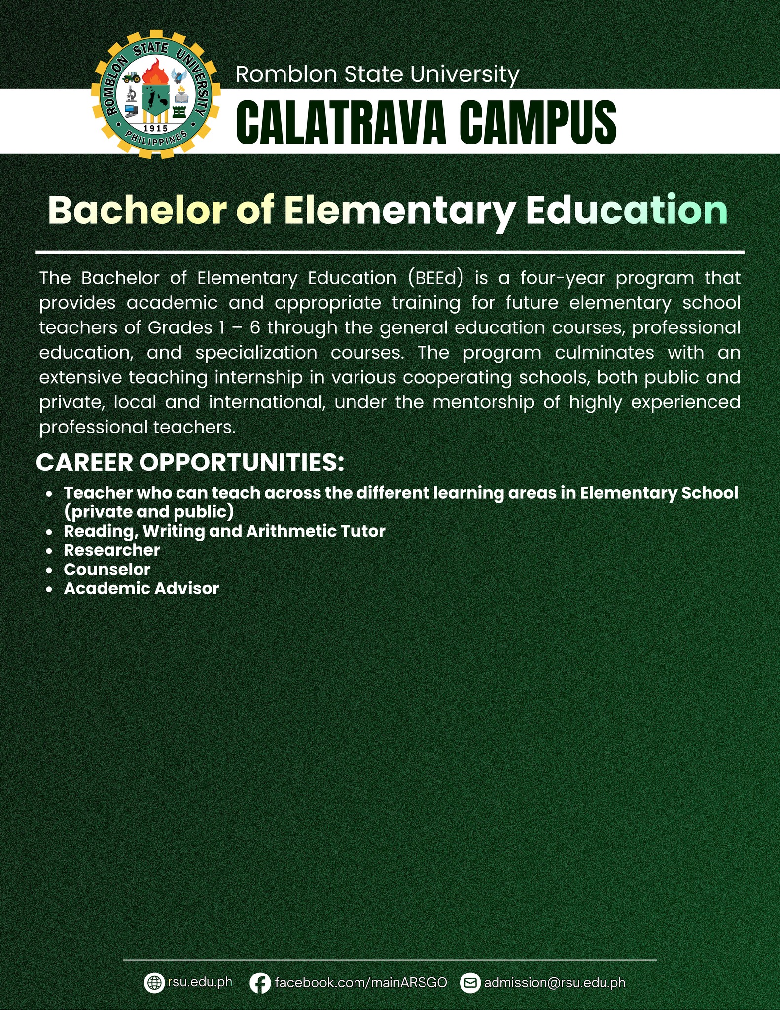 Romblon State University added... - Romblon State University
