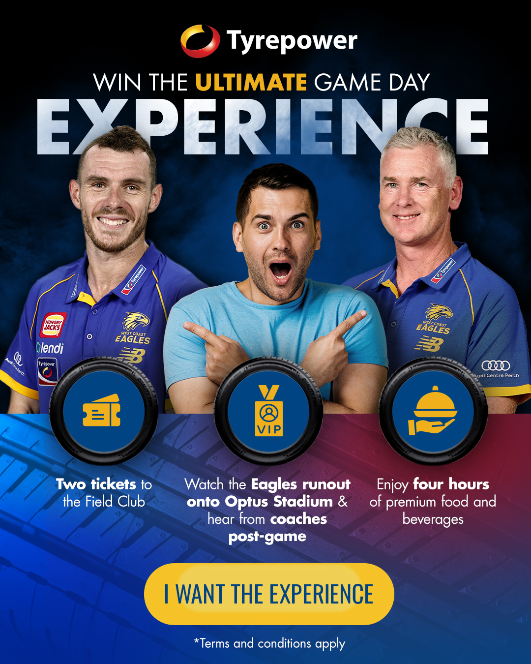 Win the ultimate game day experience... - West Coast Eagles