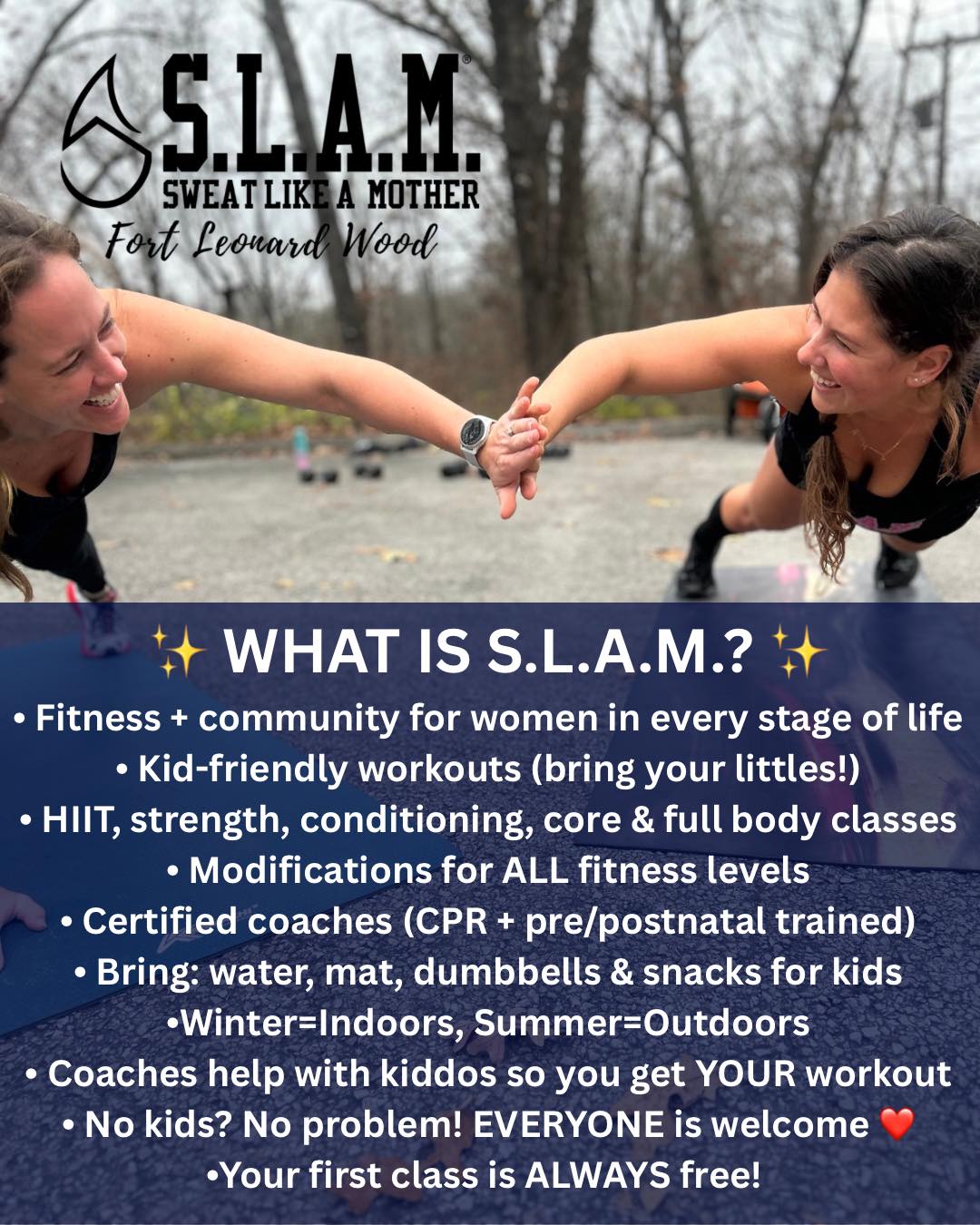 What is S.L.A.M.? Sweat... - SLAM Sweat Like A Mother FLW | Facebook