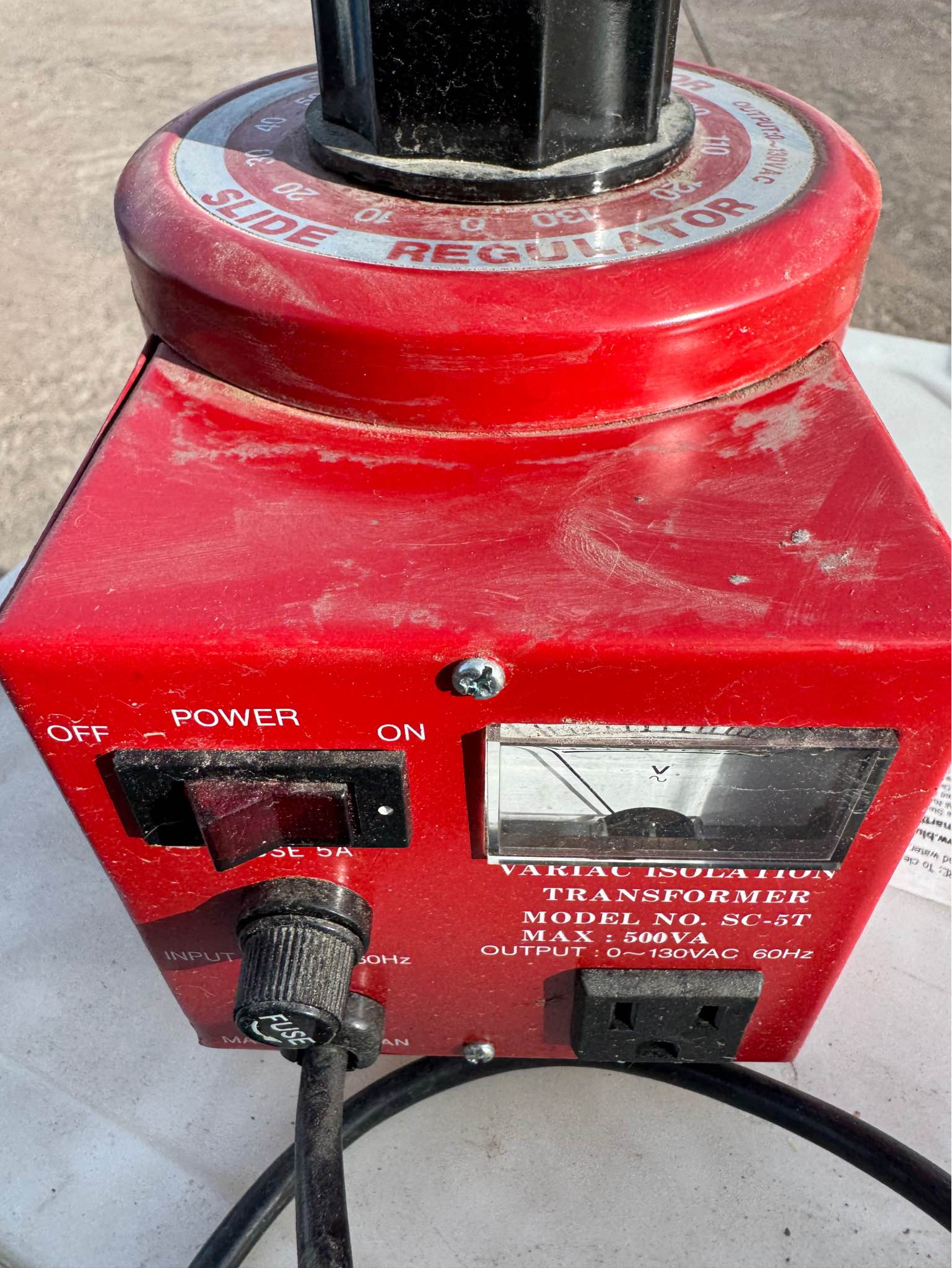 Variac Slide Regulator - Measuring Tools & Sensors - Las Vegas, Nevada ...