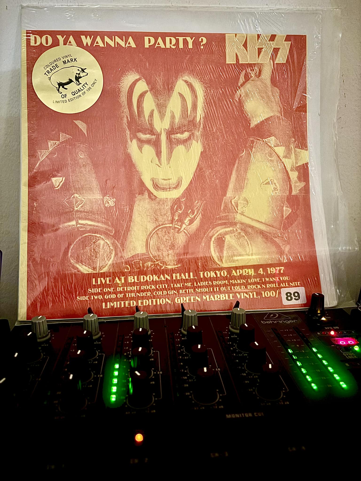 Kiss live at Tokyo Budokan Hall in 1977