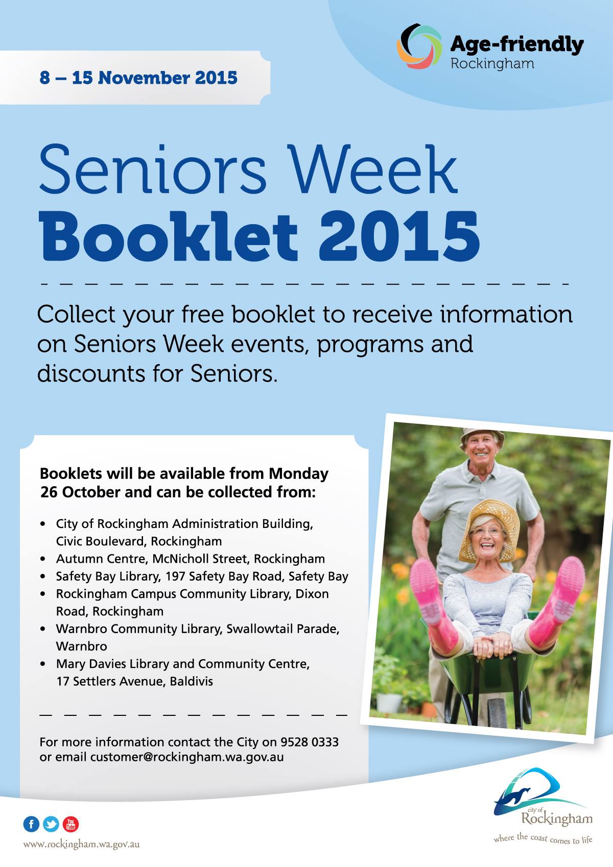 City - Collect your free Seniors Week Booklet from Monday 26 October to ...