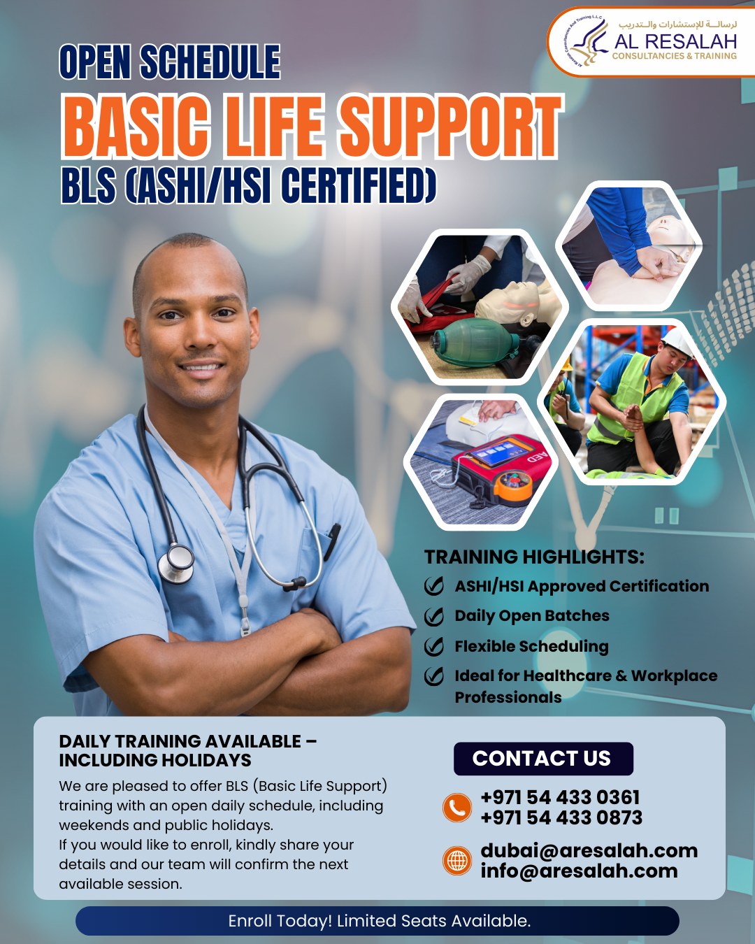 🫀 OPEN... - ARCT- Al Resalah Consultancies and Training LLC | Facebook
