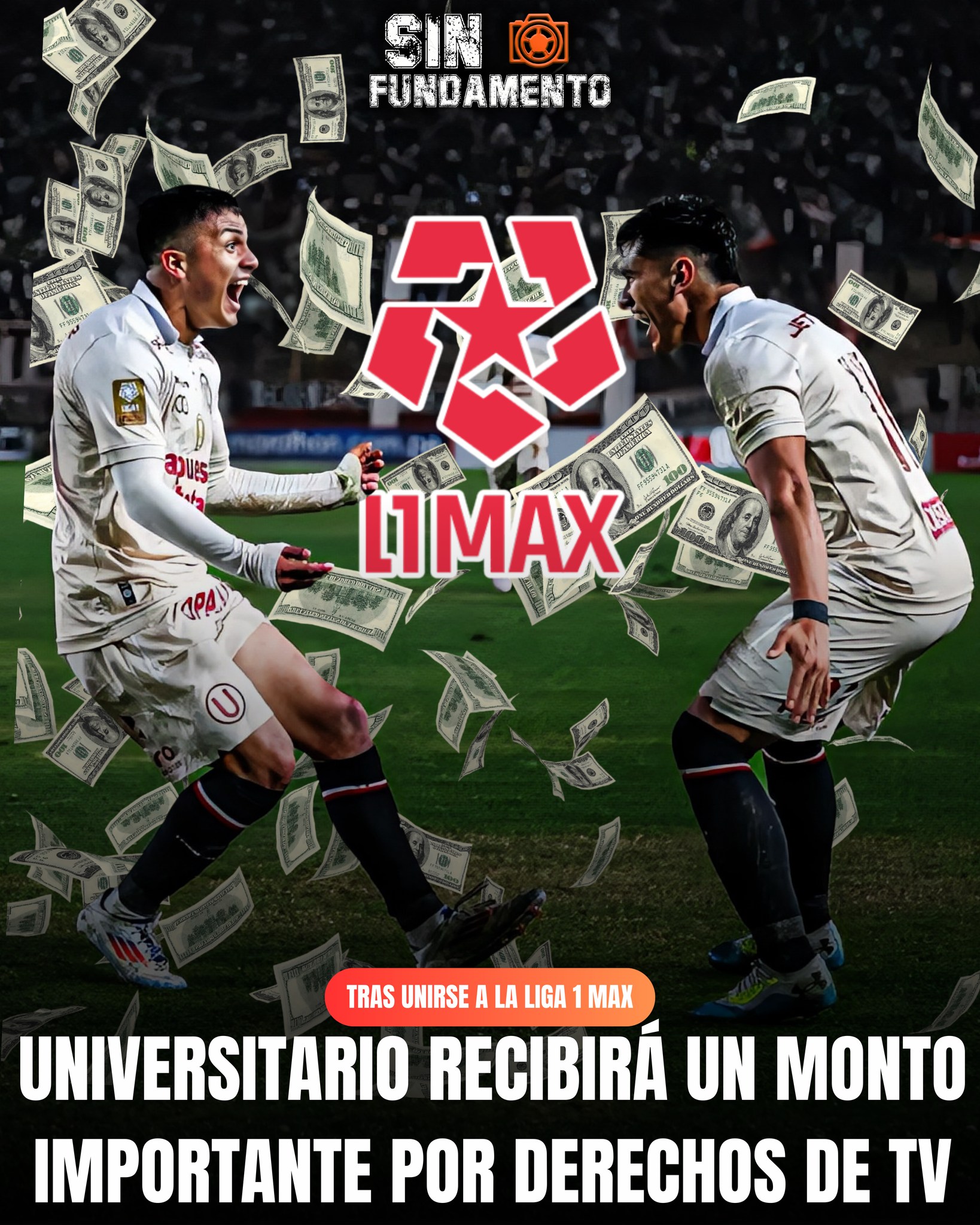 SinFundamento - 🚨🗣️ Universitario recibirá un jugoso monto... | Facebook