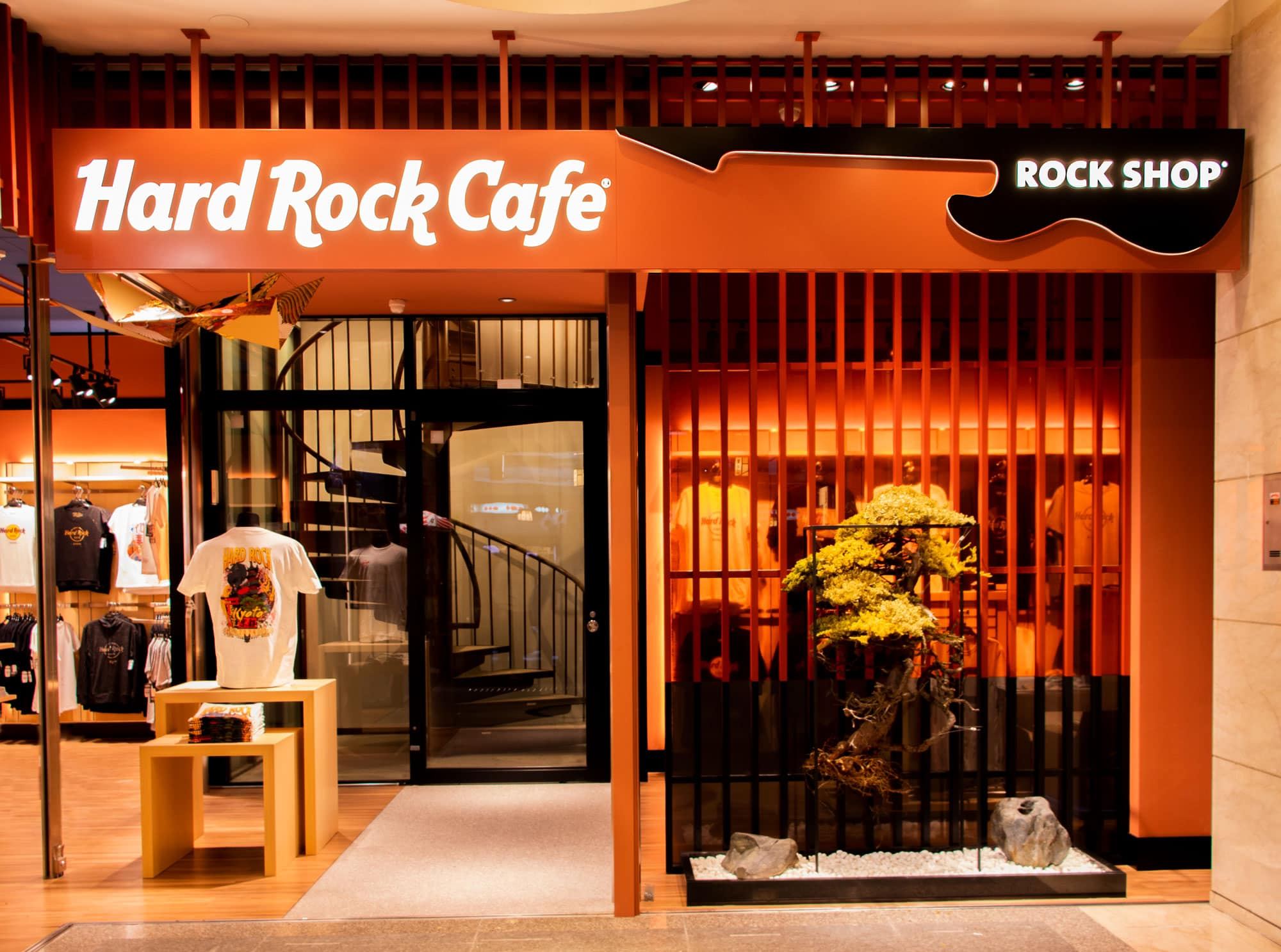 Hard Rock Cafe Kyoto Rock Shop now open