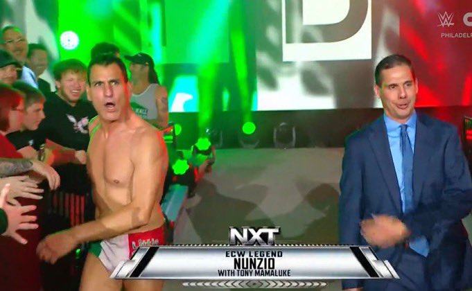 ECW legend Nunzio turned up... - Let's Talk Wrestling & WWE