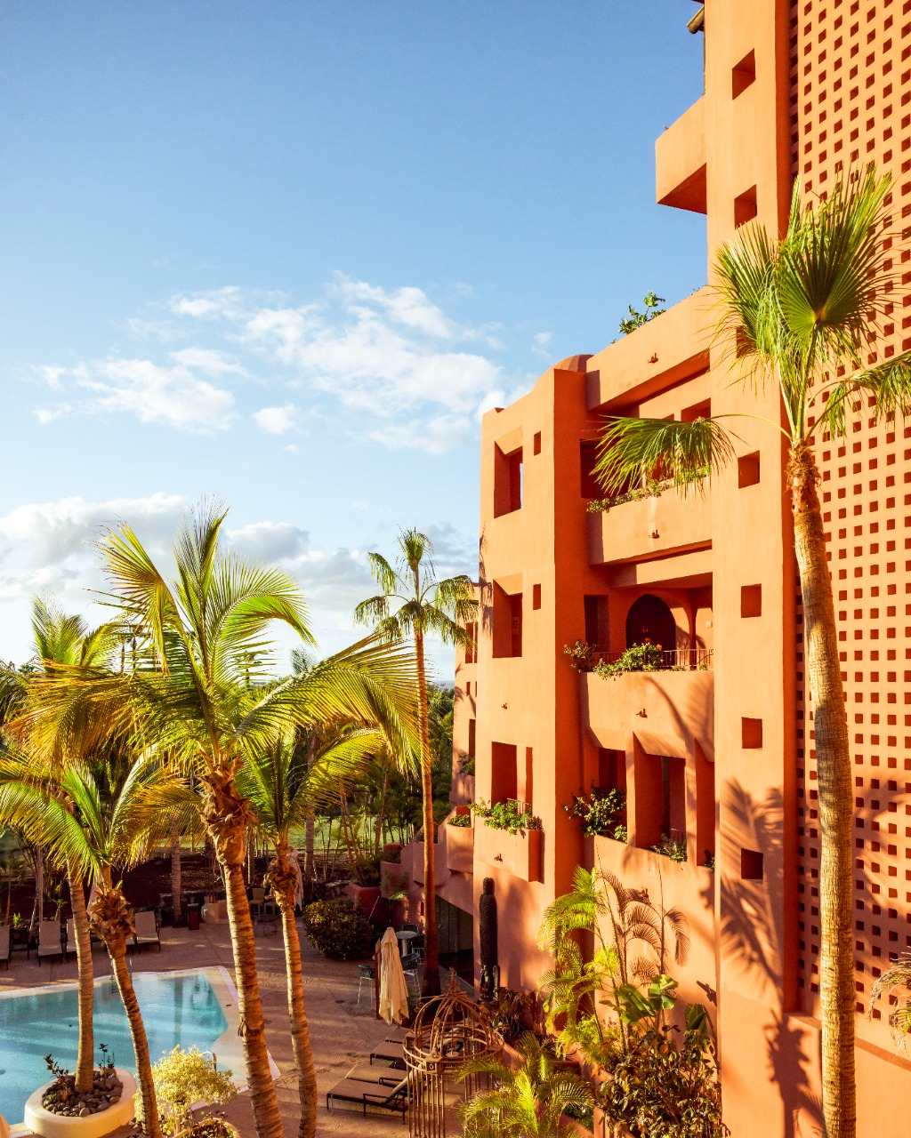 The Ritz-Carlton, Abama - Is it pink or is it orange? Pondering the ...
