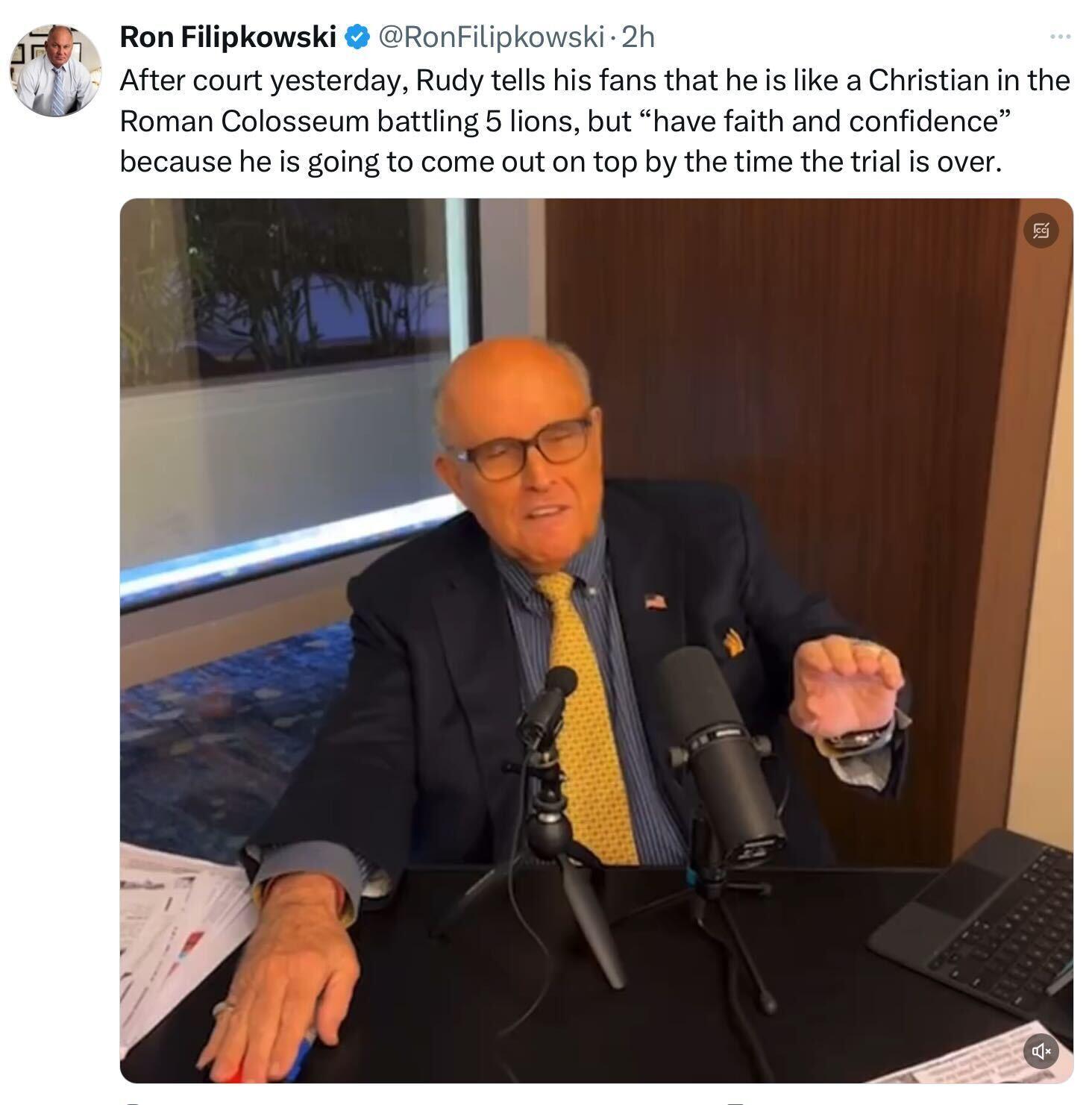 George Takei - Thoughts and prayers, Rudy. Thoughts and... | Facebook