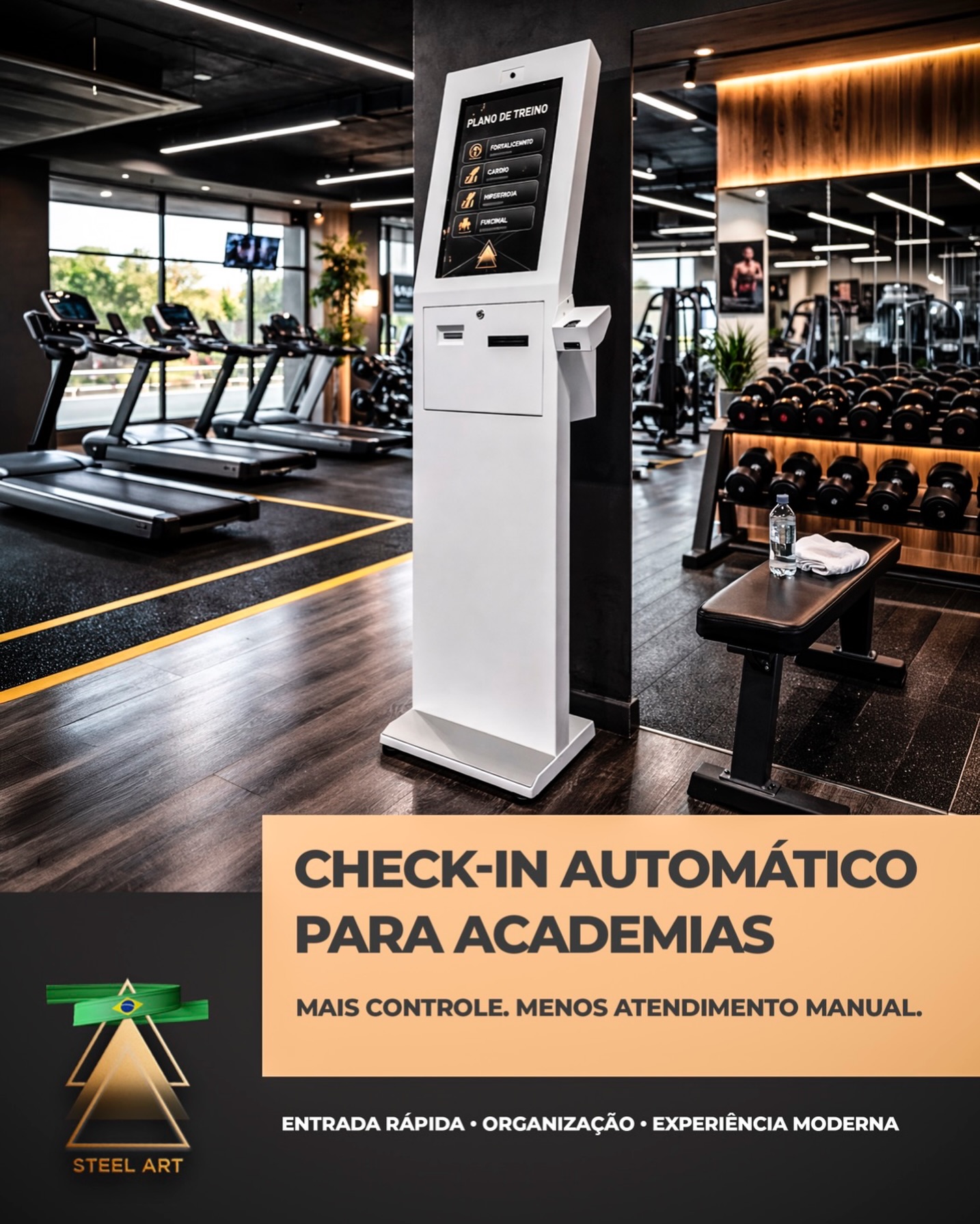 🚀 Check-in automático para academias... - Steel Art Concept | Facebook