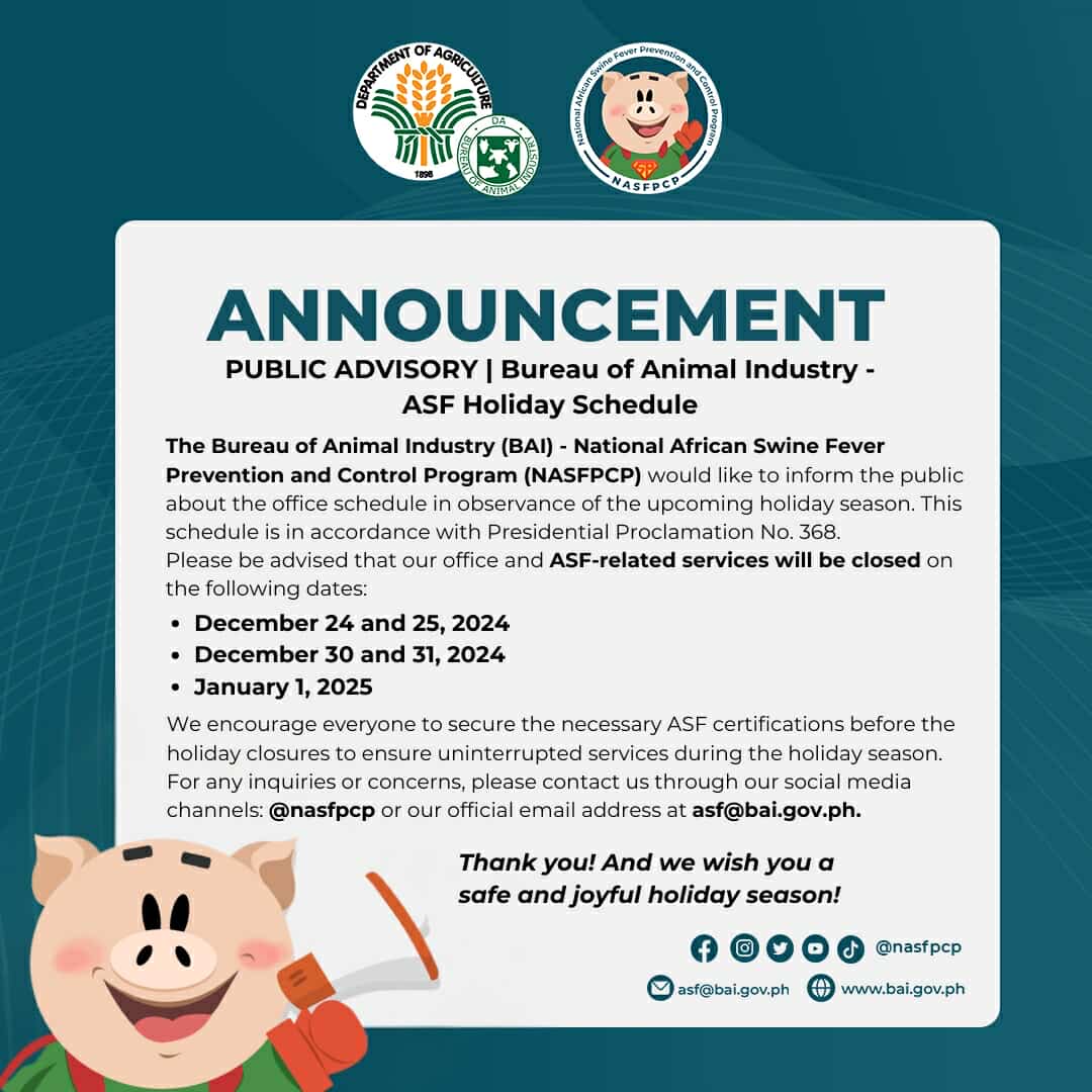 National ASF Prevention and Control Program