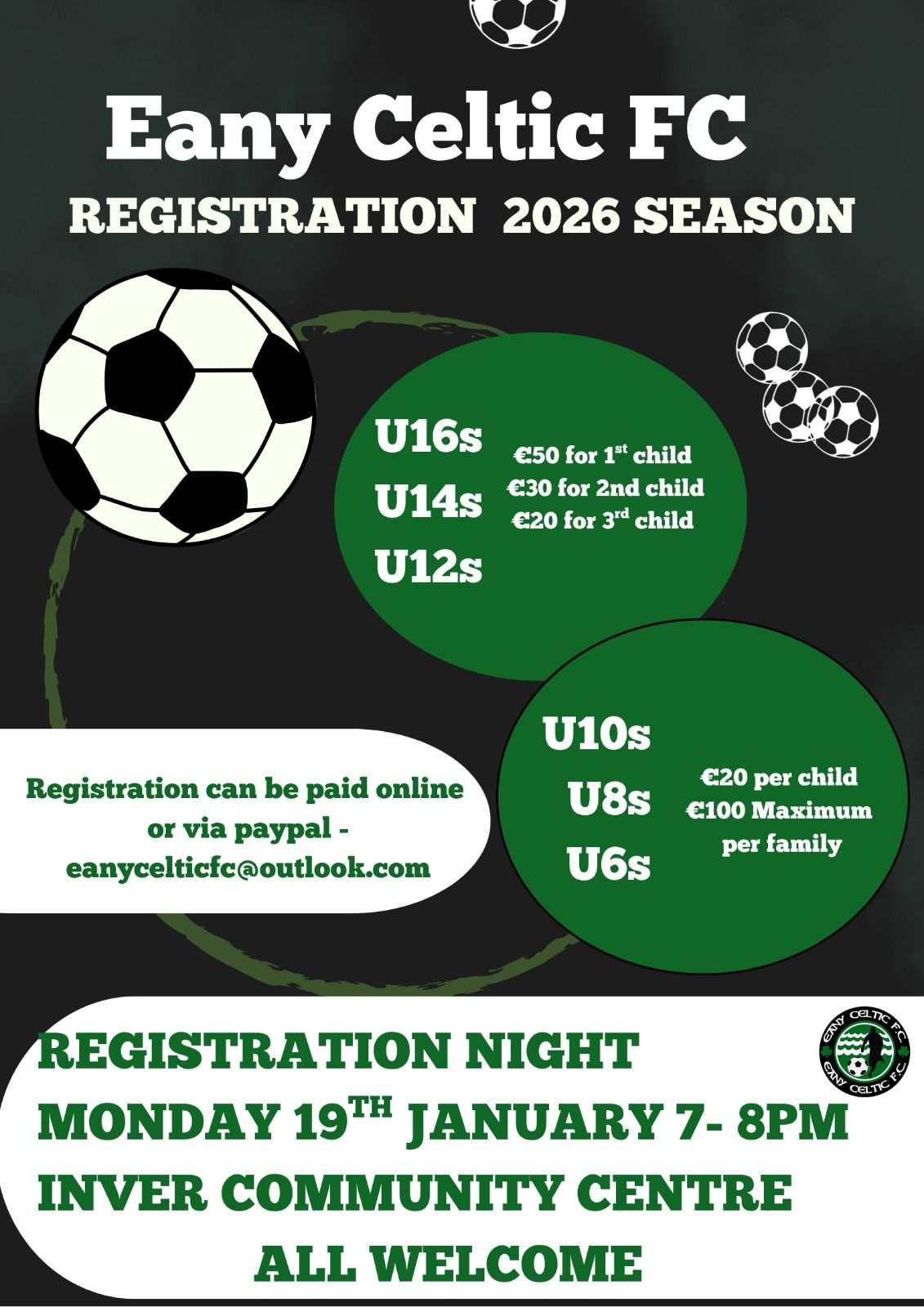 Eany Celtic FC - ⚽️ Delighted to announce Eany Celtic FC... | Facebook