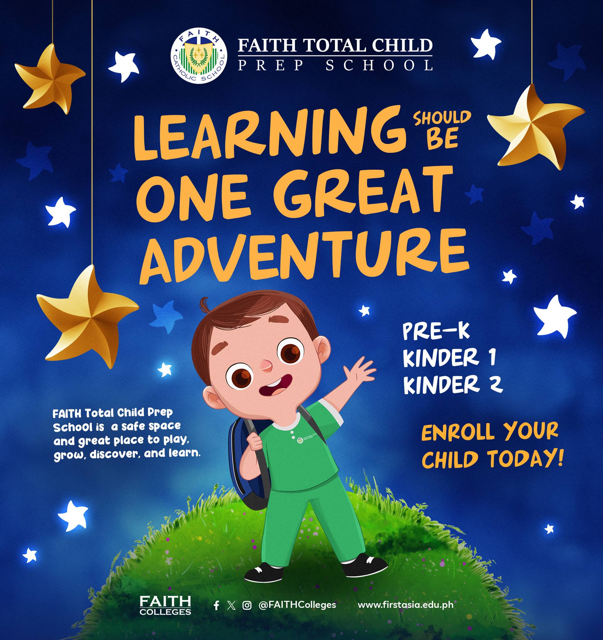 The FAITH Total Child Prep School is now accepting enrollees for S.Y ...