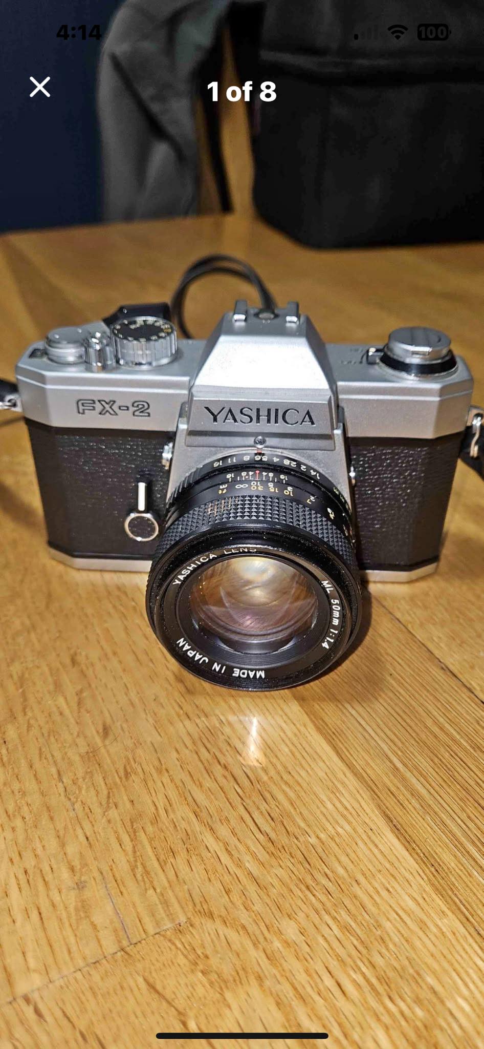 RARE Yashica half 14. A very sharp fast f1.4 lens