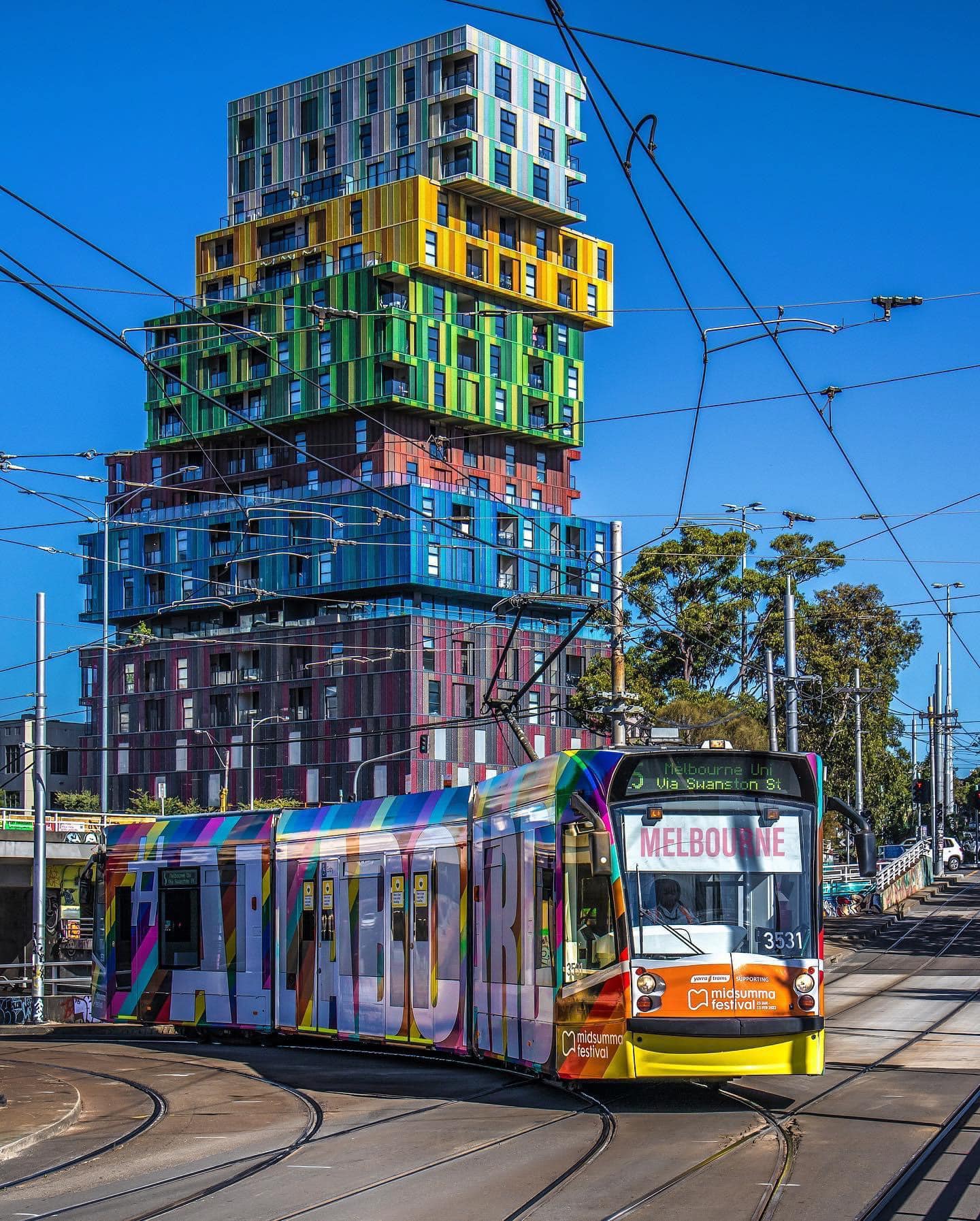 New Era colorful tram near unique... - Good Morning Australia | Facebook