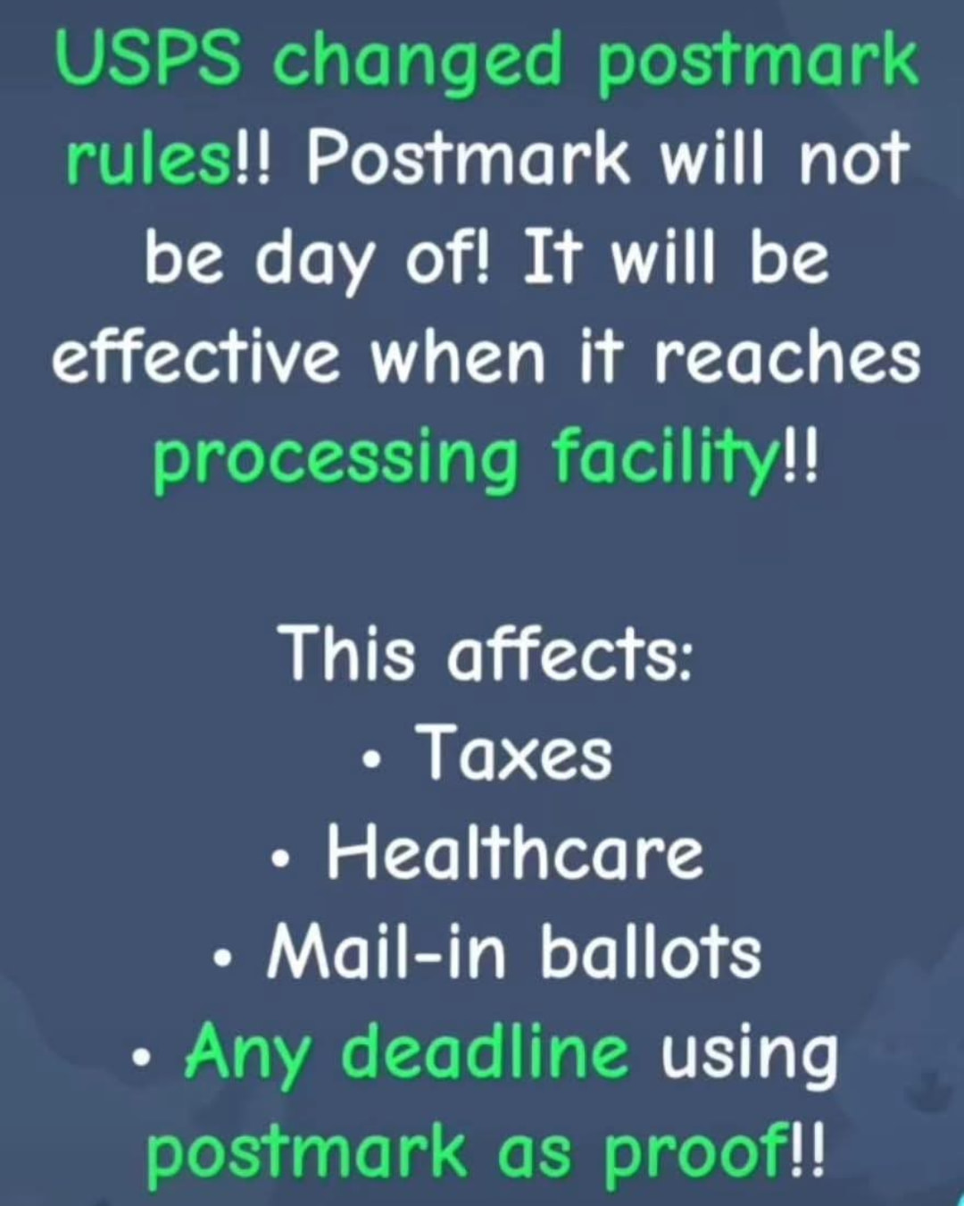 National - Date differences between when a piece of mail is dropped off ...