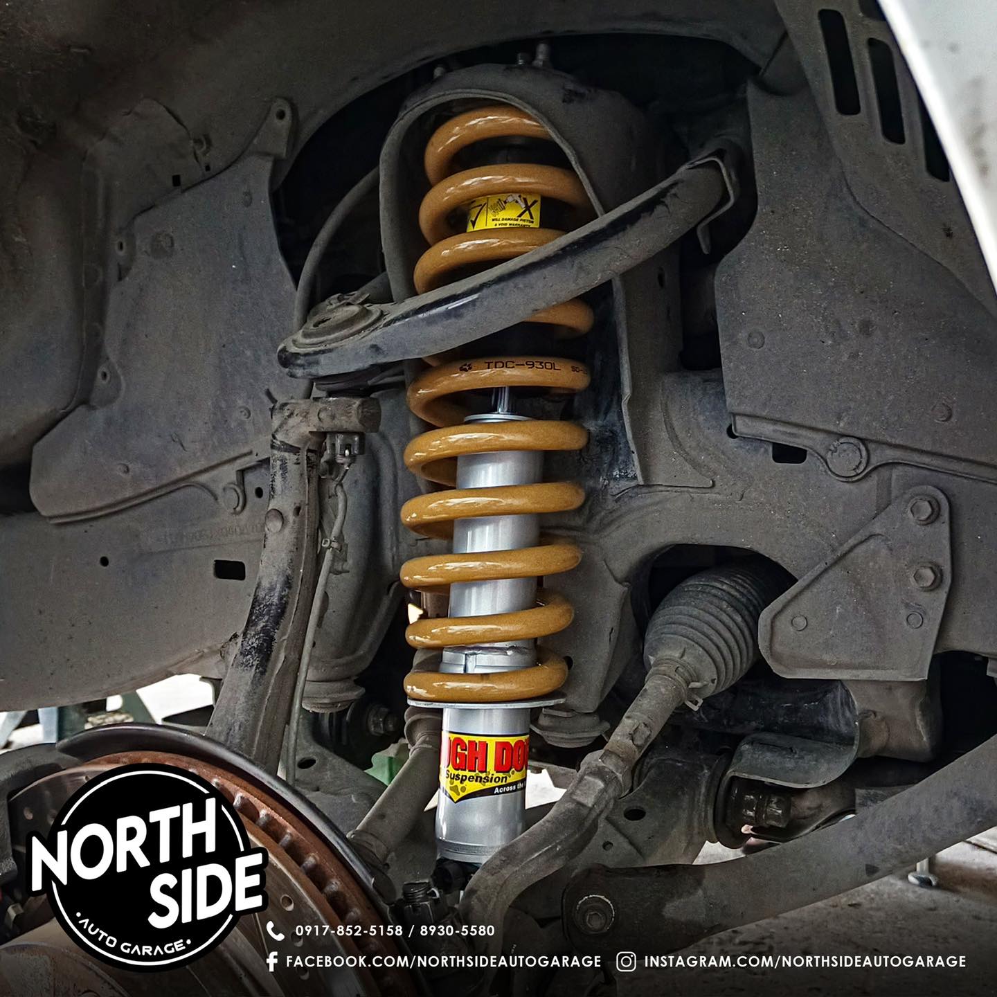 Toyota LC200 suspension upgrade!! Toughdog 9 way adjustable