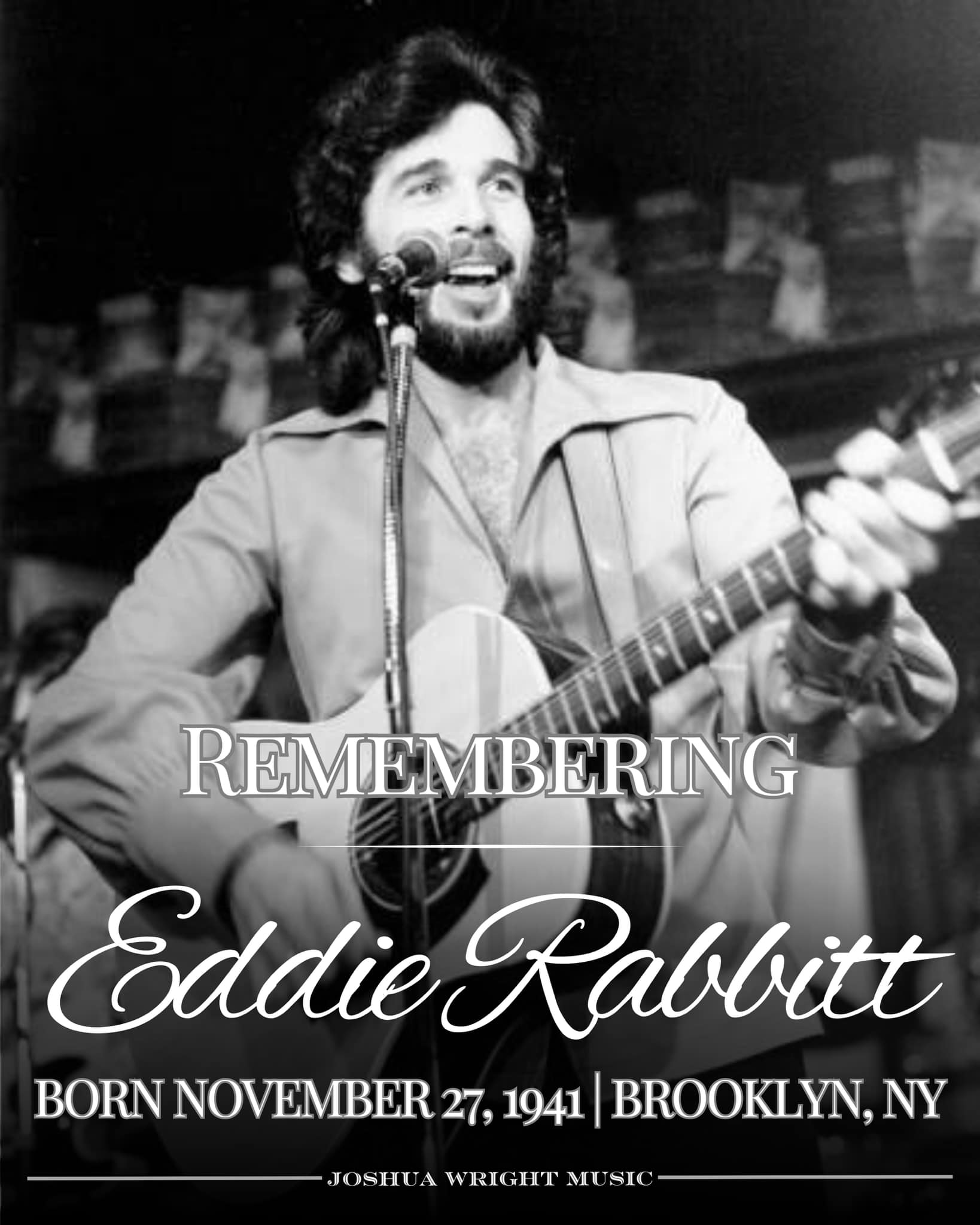 📣 OFFICIAL ANNOUNCEMENT — Eddie Rabbitt Joins the Fans Hall of