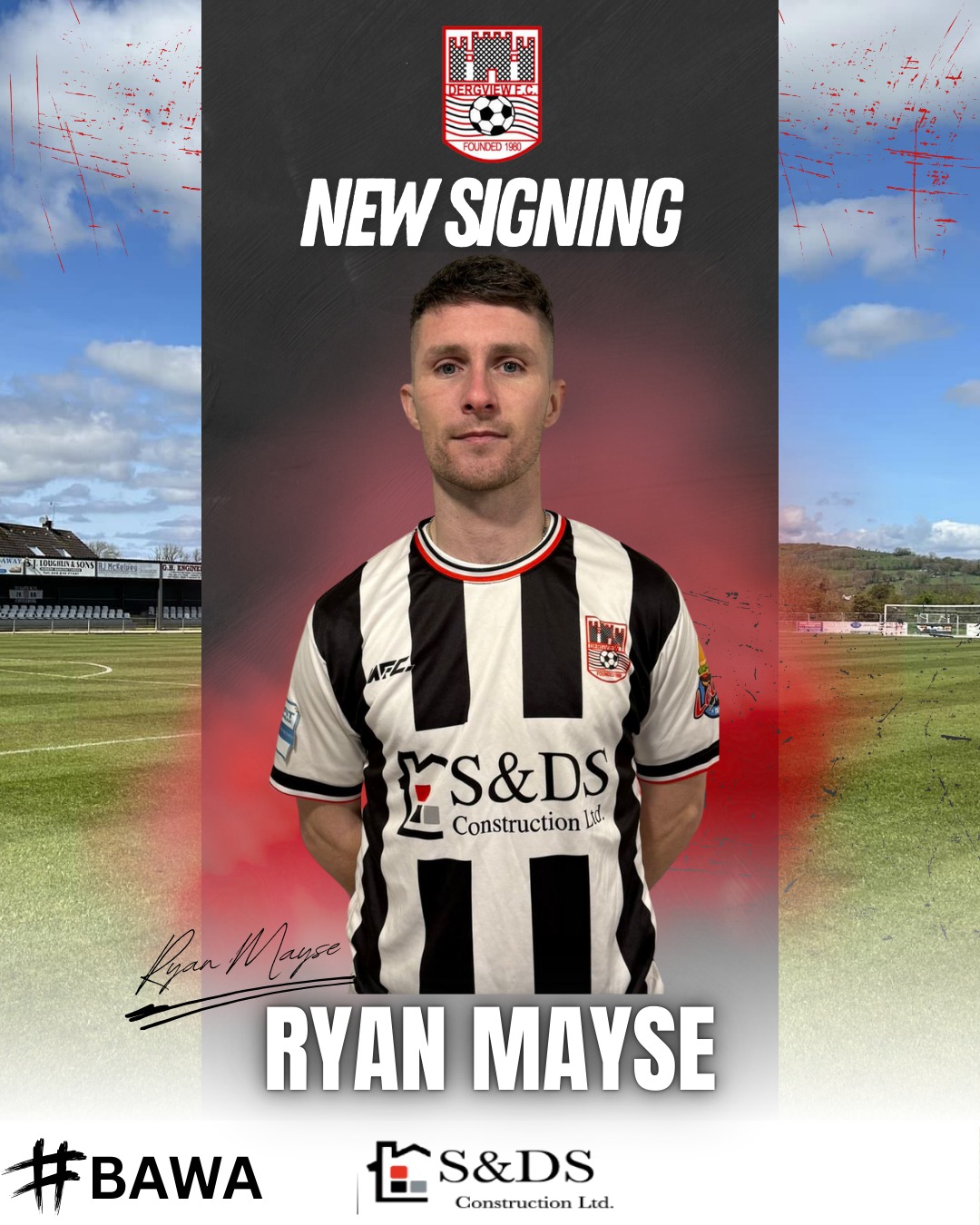Dergview FC - ️ NEW SIGNING | RYAN MAYSE ⚫️⚪️ Dergview... | Facebook