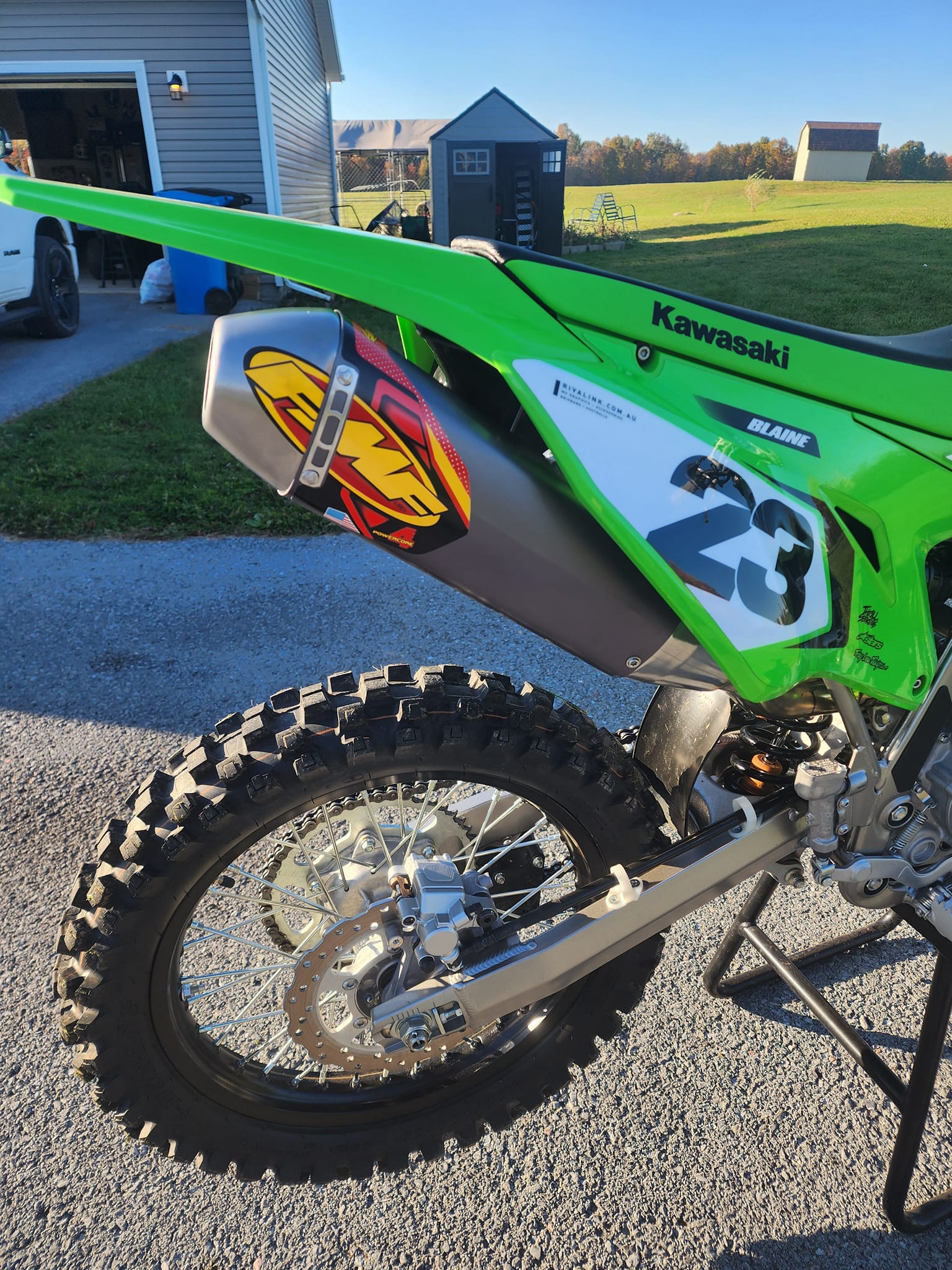 カワサキ KLX125 FMF PowerCore4 パワーコア4 スリップオン