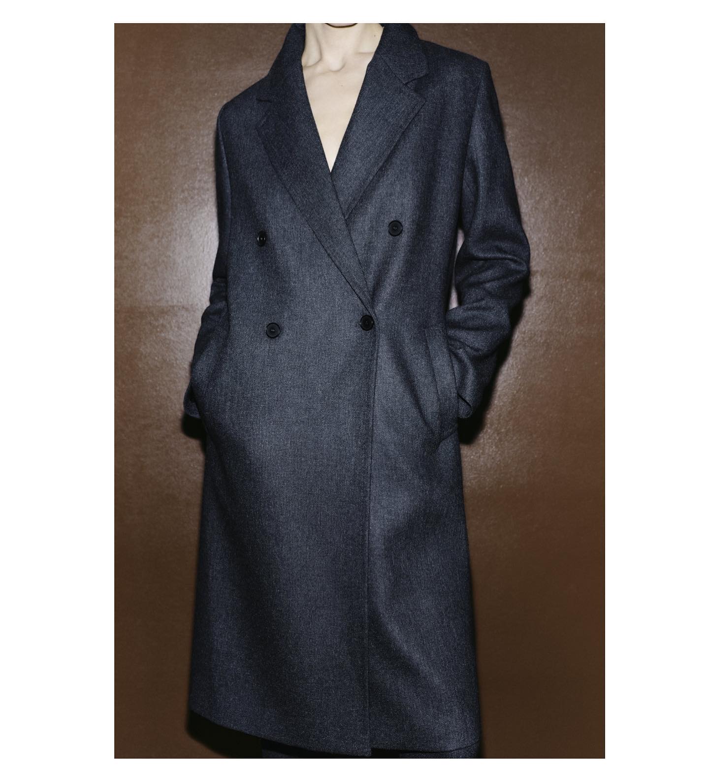 ZARA | ZW COLLECTION WOOL BLEND FROCK COAT Size M ?Их наяд плаза 311