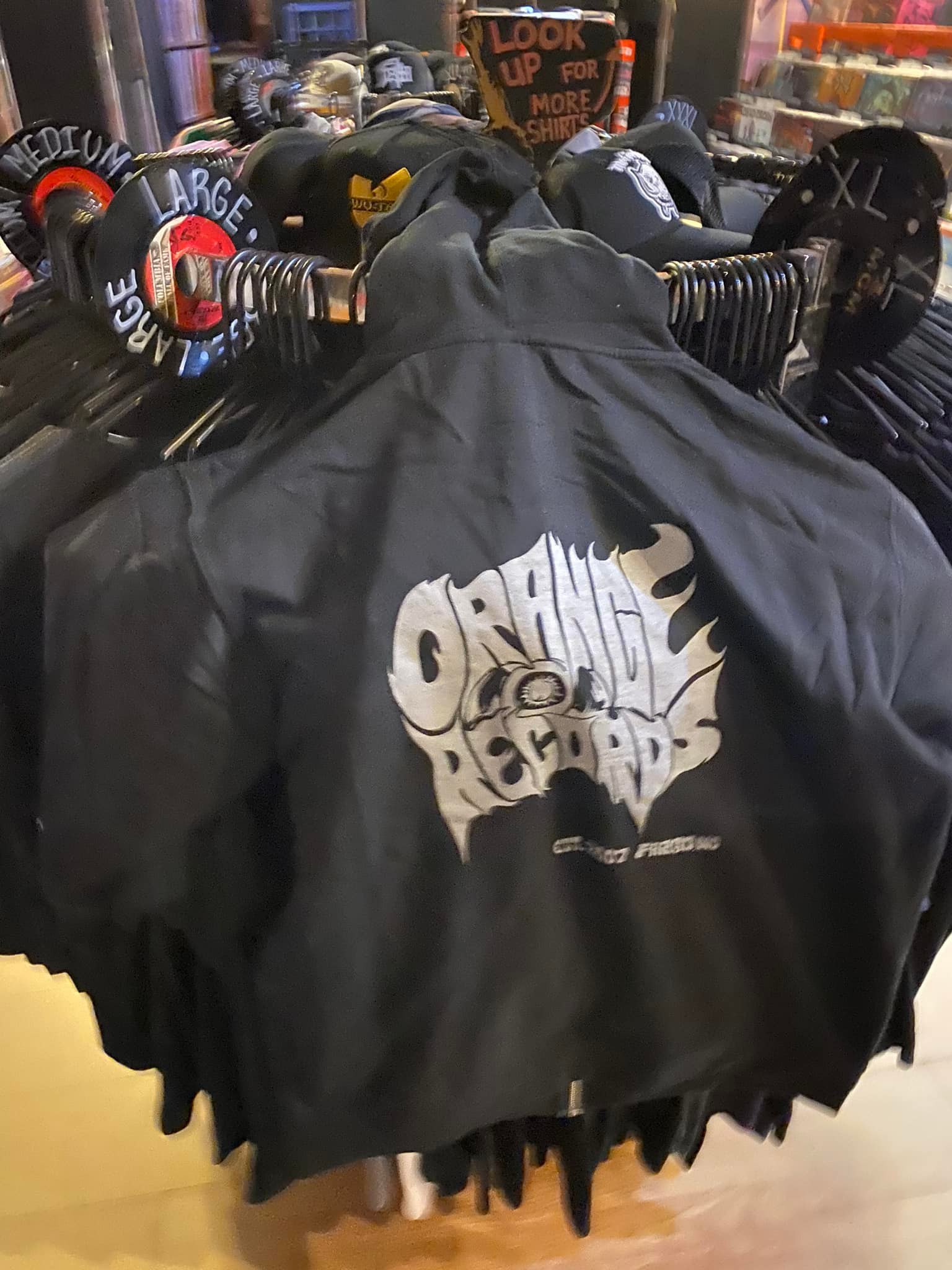 New shop merch hitting the racks... - ORANGE RECORDS FARGO