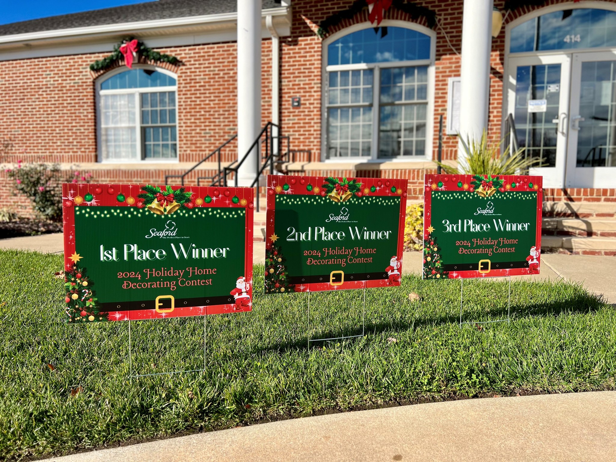 City - 🎄🏠 The yard signs are here for this year’s Holiday Home ...