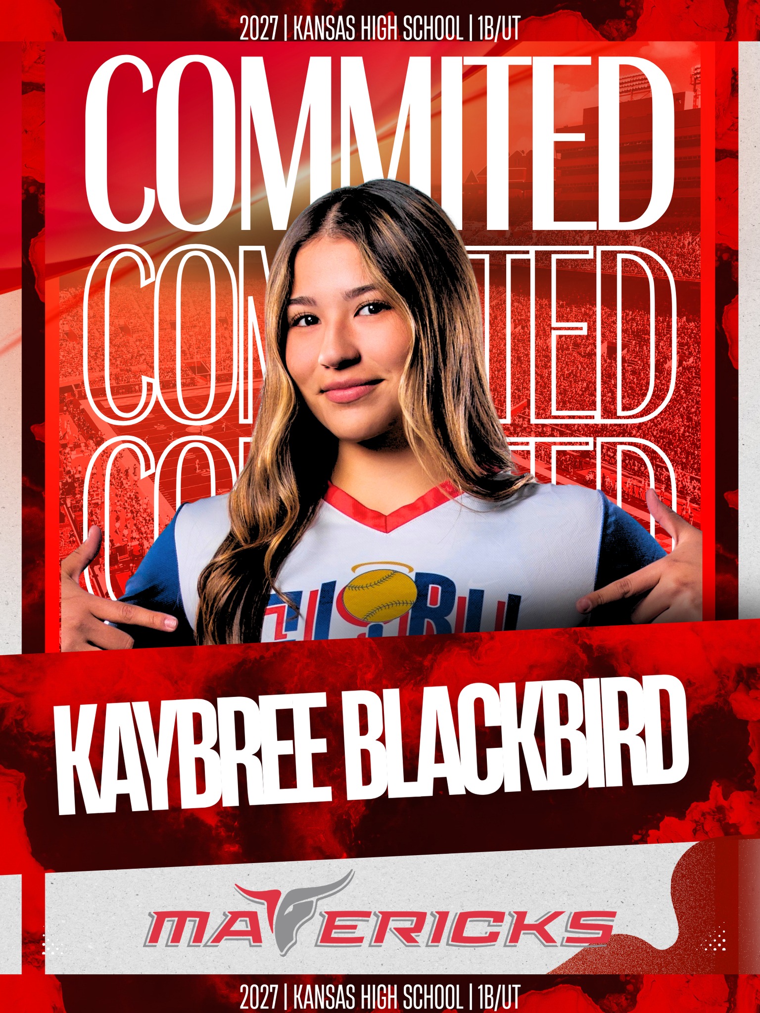 Kaybree Blackbird commits to... - TexasGlory Fastpitch | Facebook