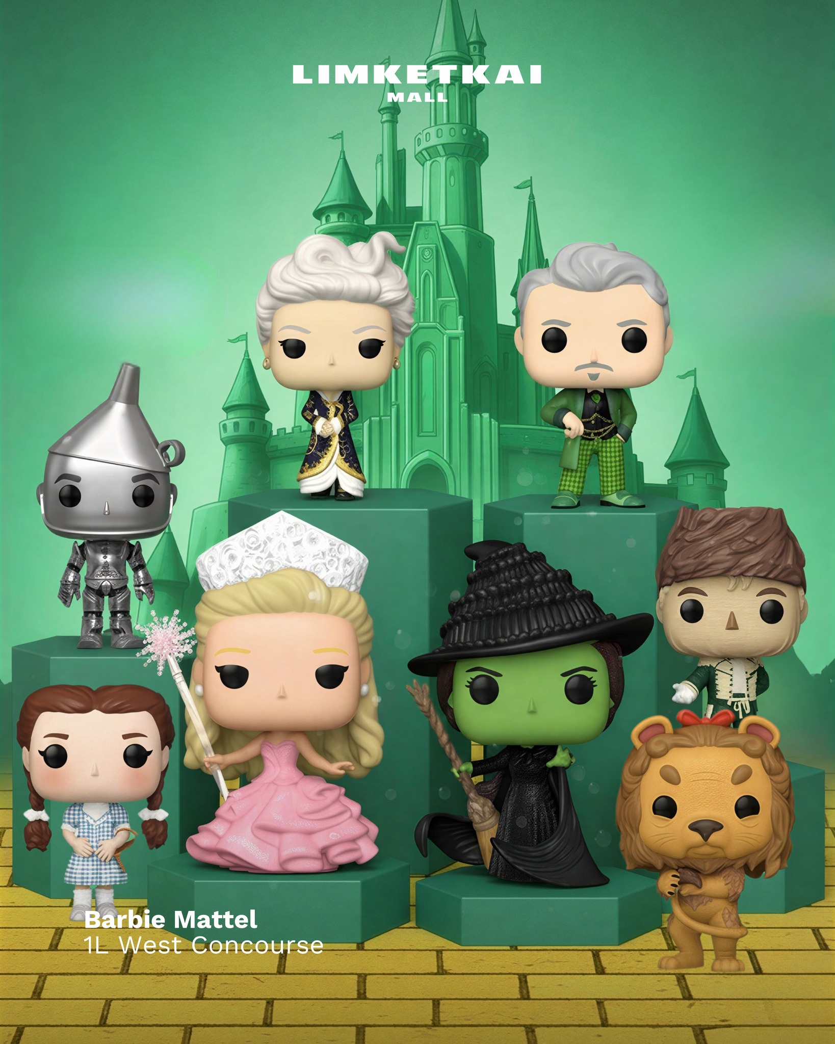 Limketkai - All roads lead to Oz!💚🩷 The complete Wizard of Oz Funko POP ...