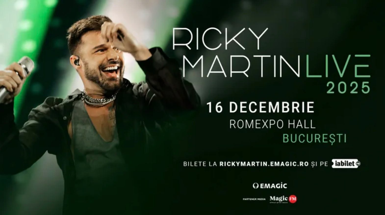 Concerte - Superstarul internațional Ricky Martin revine în România cu ...