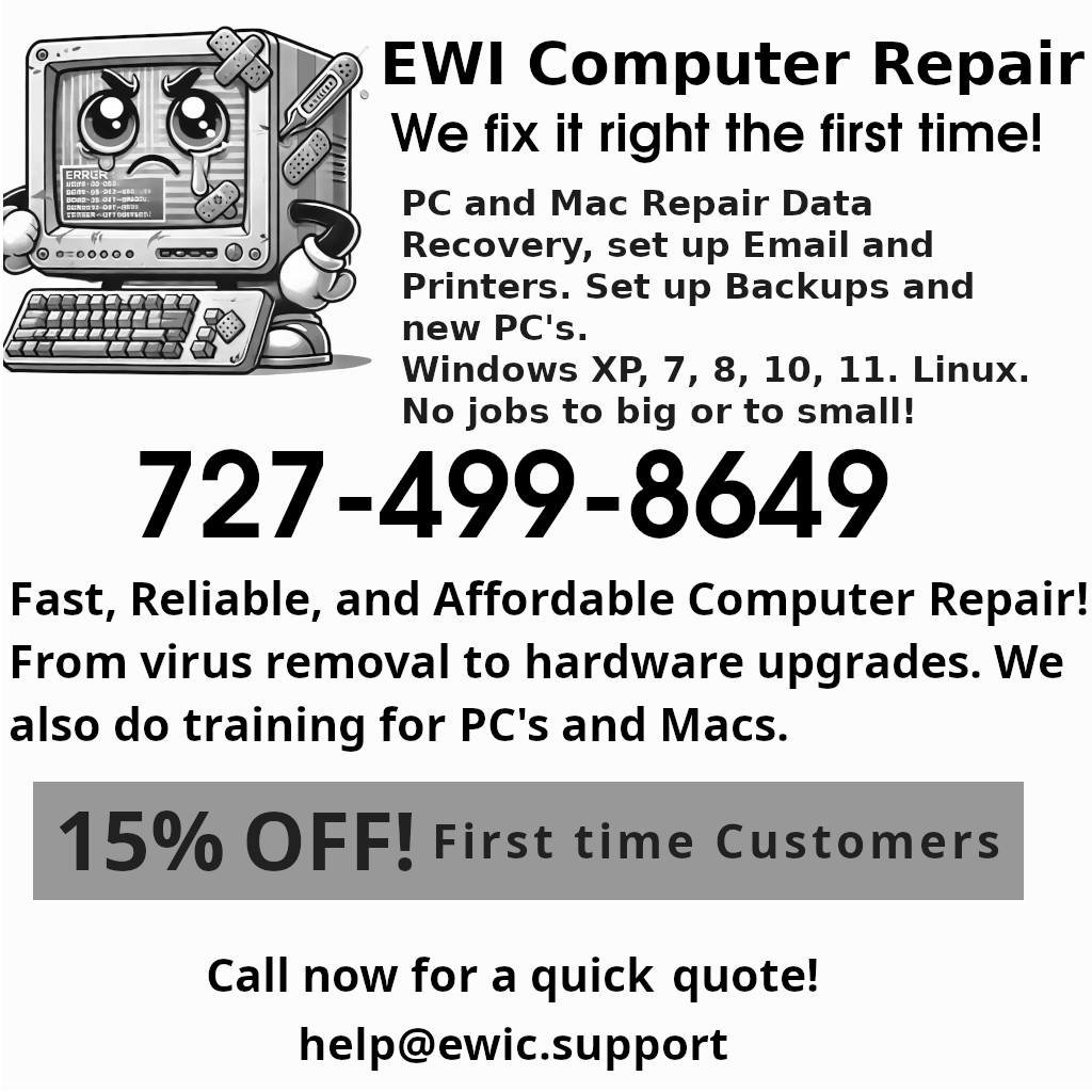 EWI Computer Repair | Palm Harbor FL