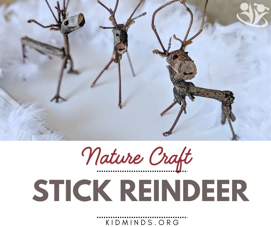 Kid - 🌲 This stick reindeer craft is a fun way for kids to practice ...