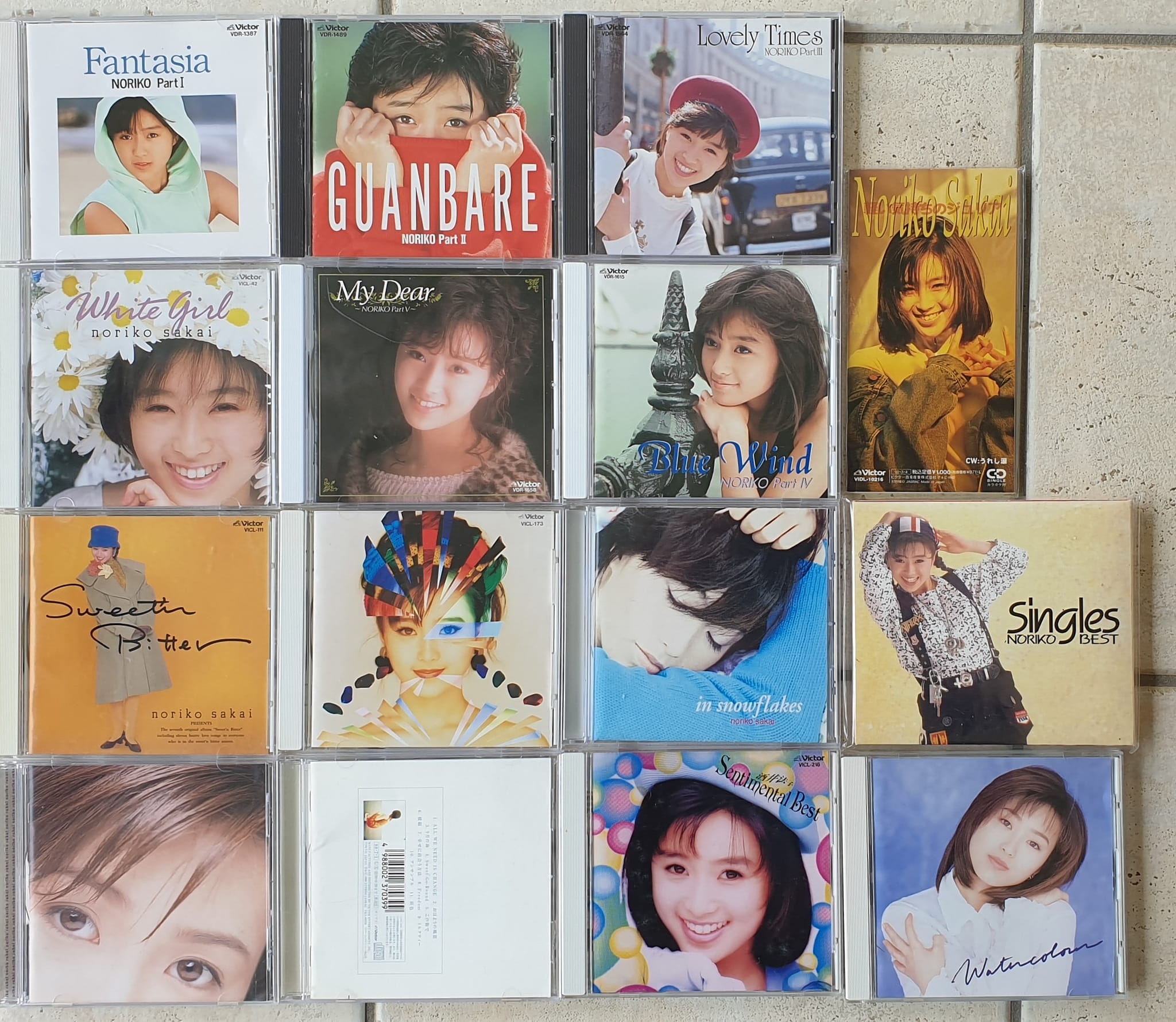 Hello. French fan with my Noriko CD collection. LP 酒井法子 Blue 