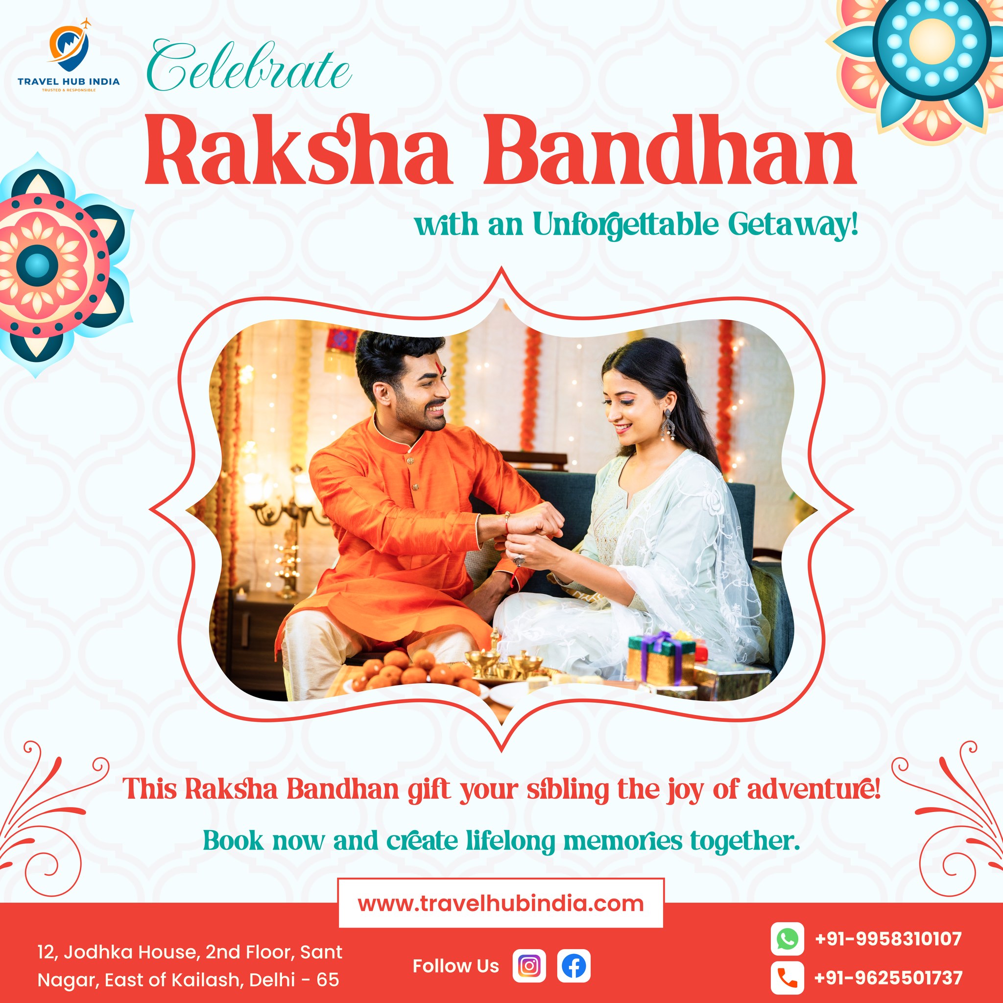 🎉 Celebrate Raksha Bandhan with... - Travel Hub India
