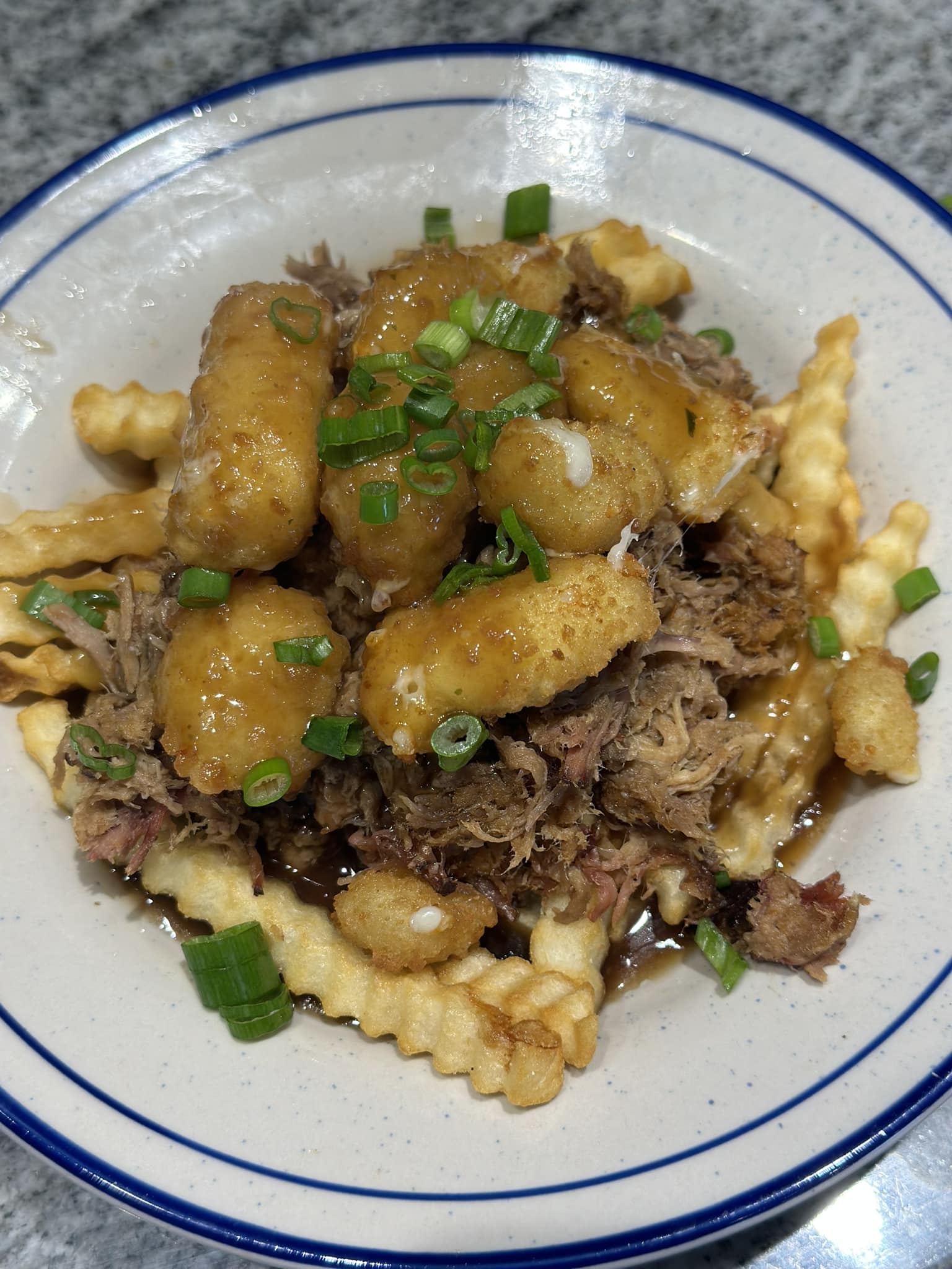 Todays lunch special is Poutine.... - Muscatine Headquarters