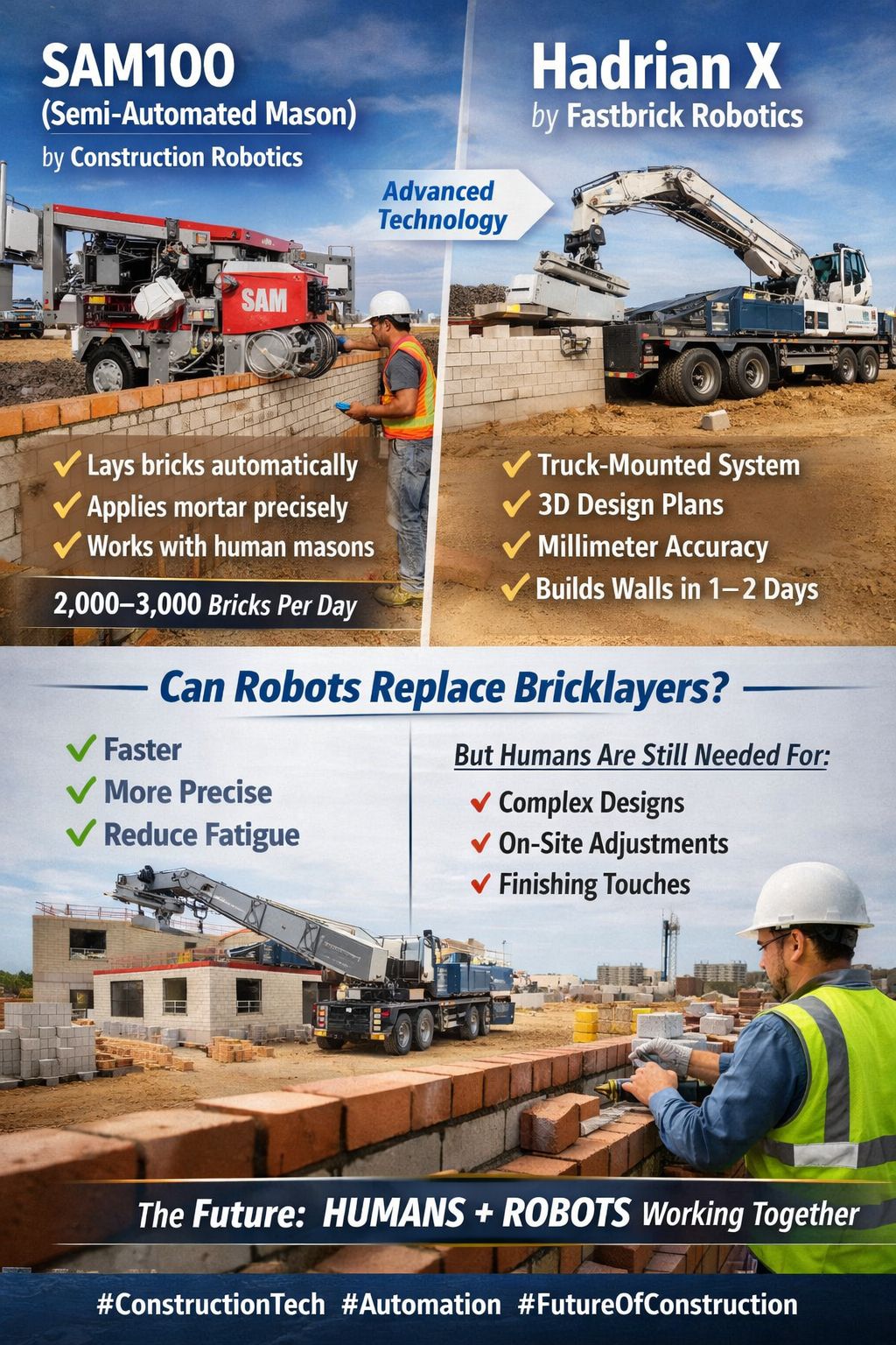 G_viral - 🤖🧱 ROBOTS ARE OFFICIALLY LAYING BRICKS… AND IT’S... | Facebook