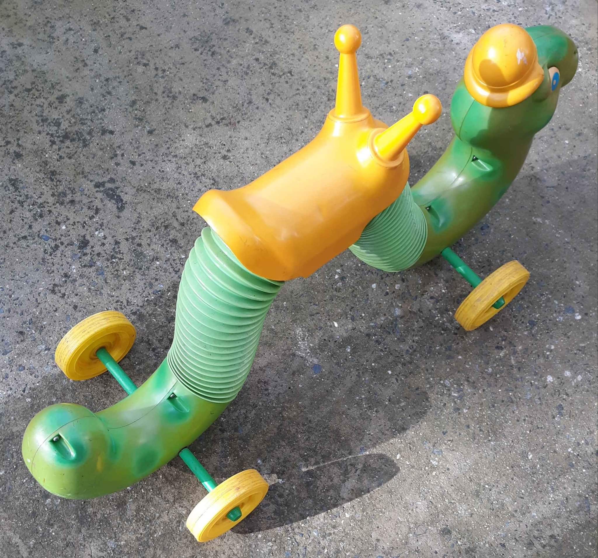 1970's Hasbro Ride-on Inchworm - Wind-Up Toys - Asheboro, North ...
