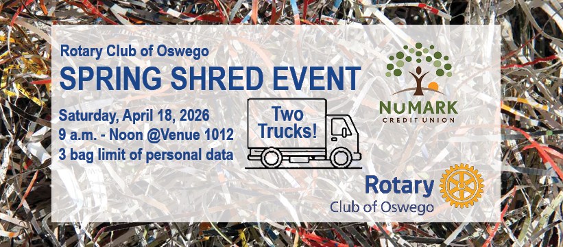Rotary Club of Oswego Spring Shred Event