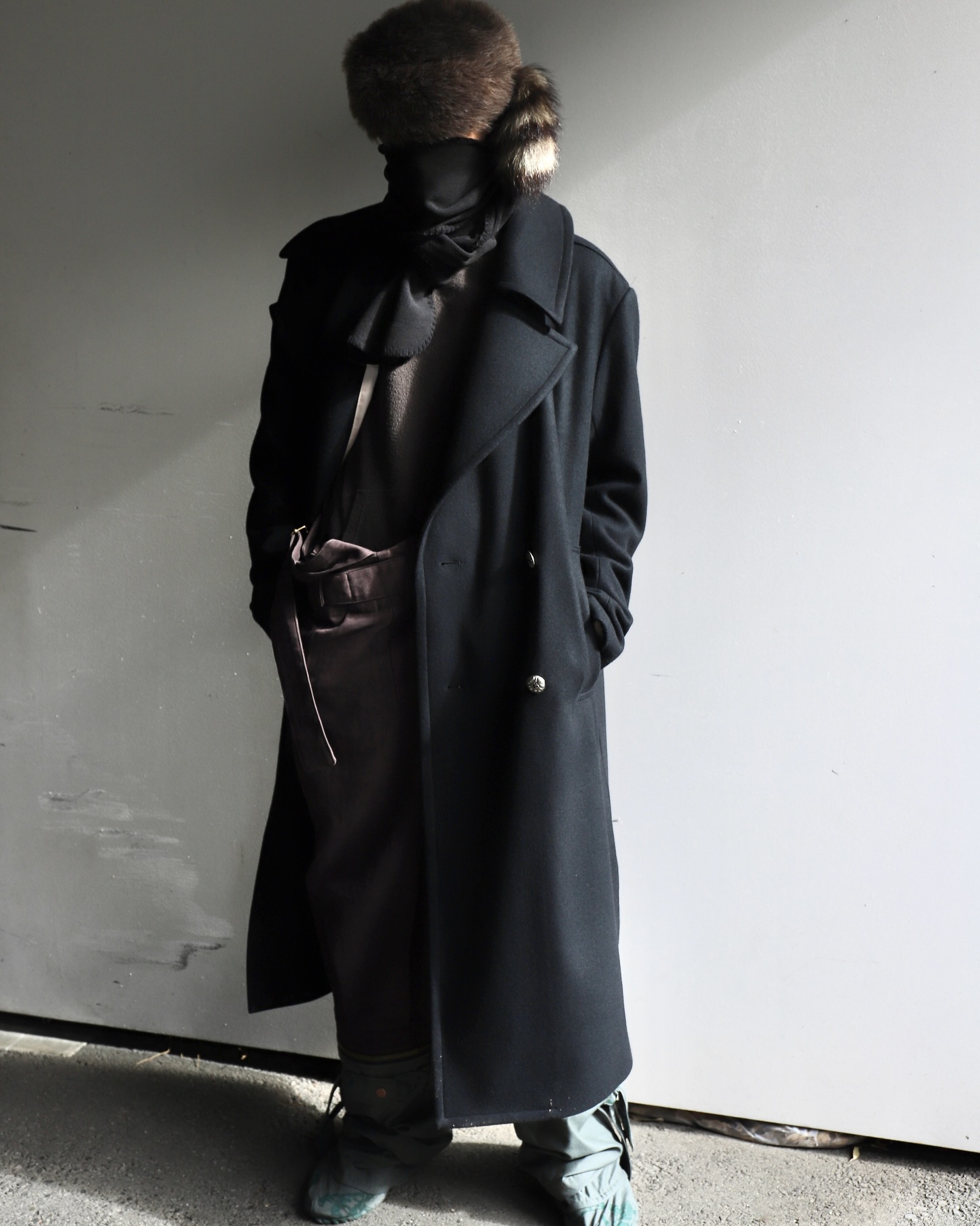 24AW LANTIKI STYLE LES SIX / arrested coat - black veta / R - Tek 