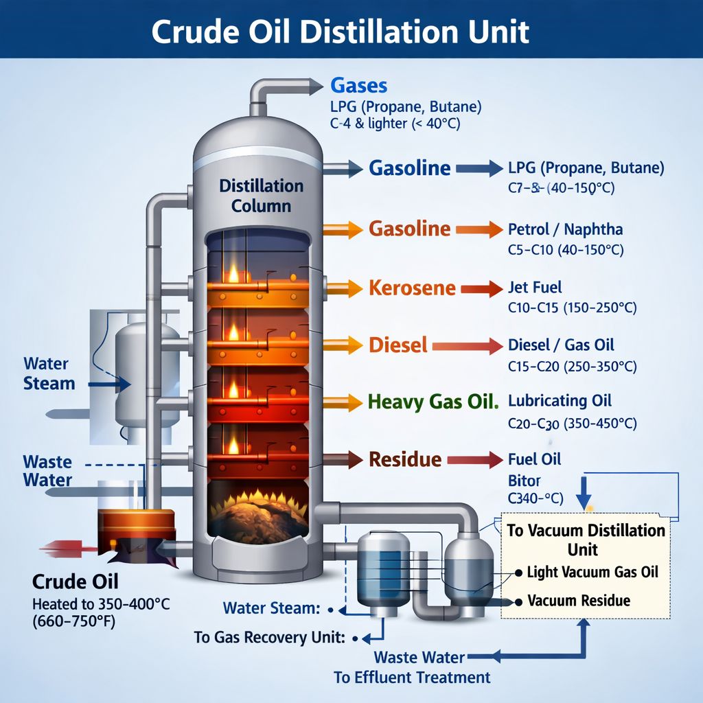 Ammonia - “From underground crude oil to the fuel in your car 🚗⛽ This ...