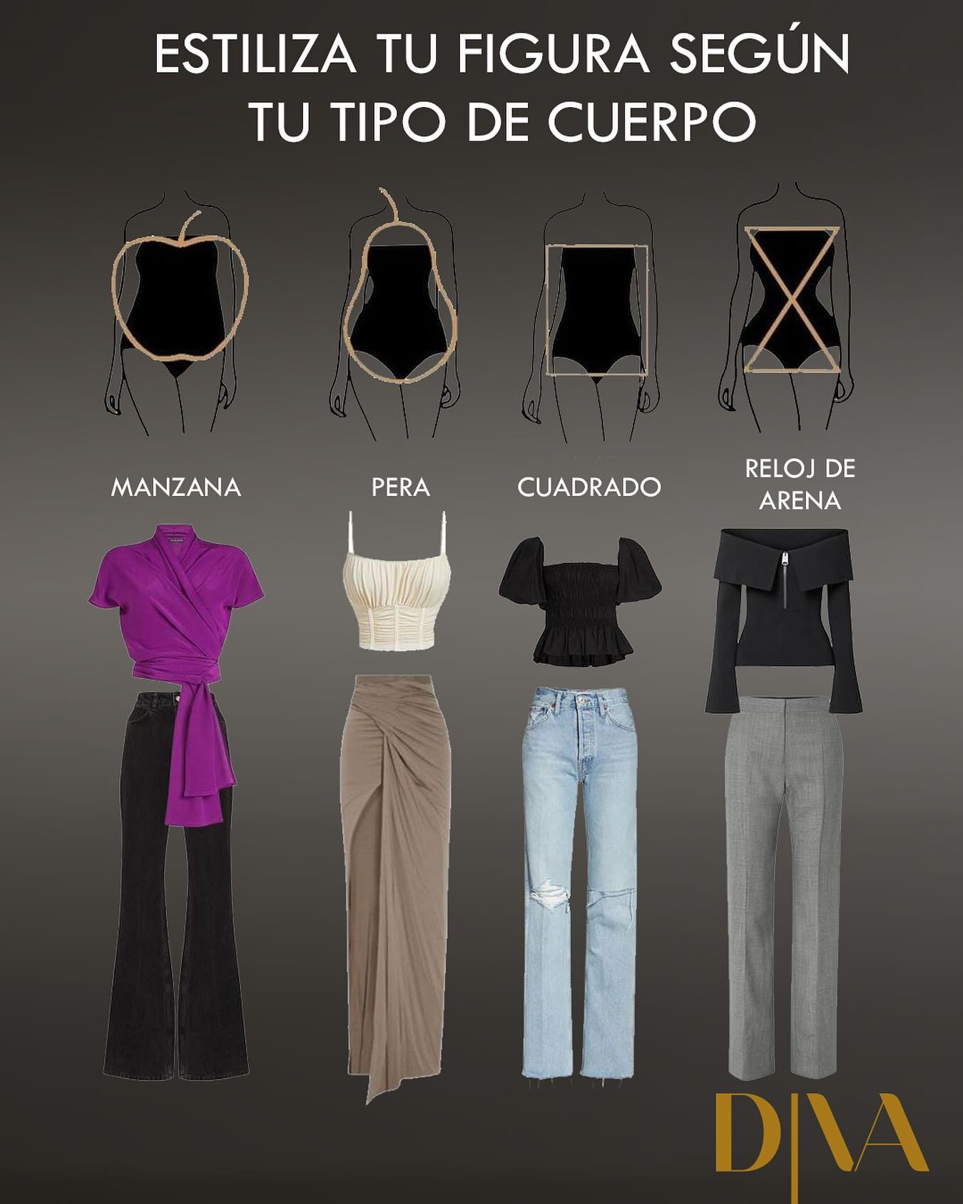 mujer estilo de ropa segun tu cuerpo
