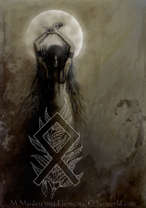 Runas - ODAL ᛟ También conocida como Othala, ōþalan, Othila. La runa ...